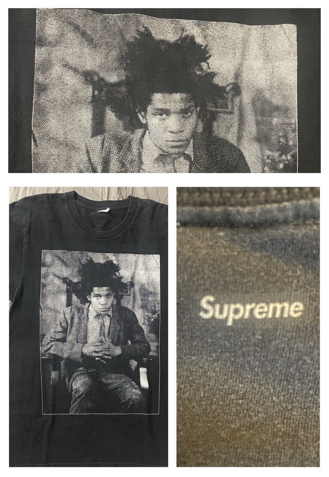 RARE SUPREME JEAN-MICHEL BASQUIAT 100% AUTHENTIC T-SHIRT NO FLAWS MED