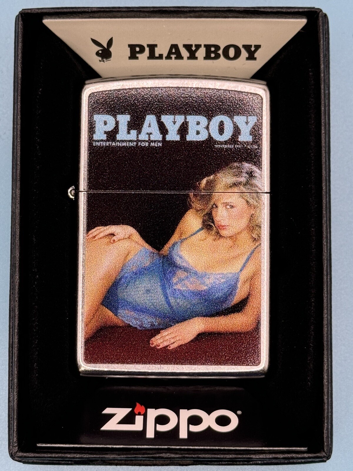 Playboy Vintage November 1981 Magazine Cover Zippo Lighter NEW In Box Rare Pinup