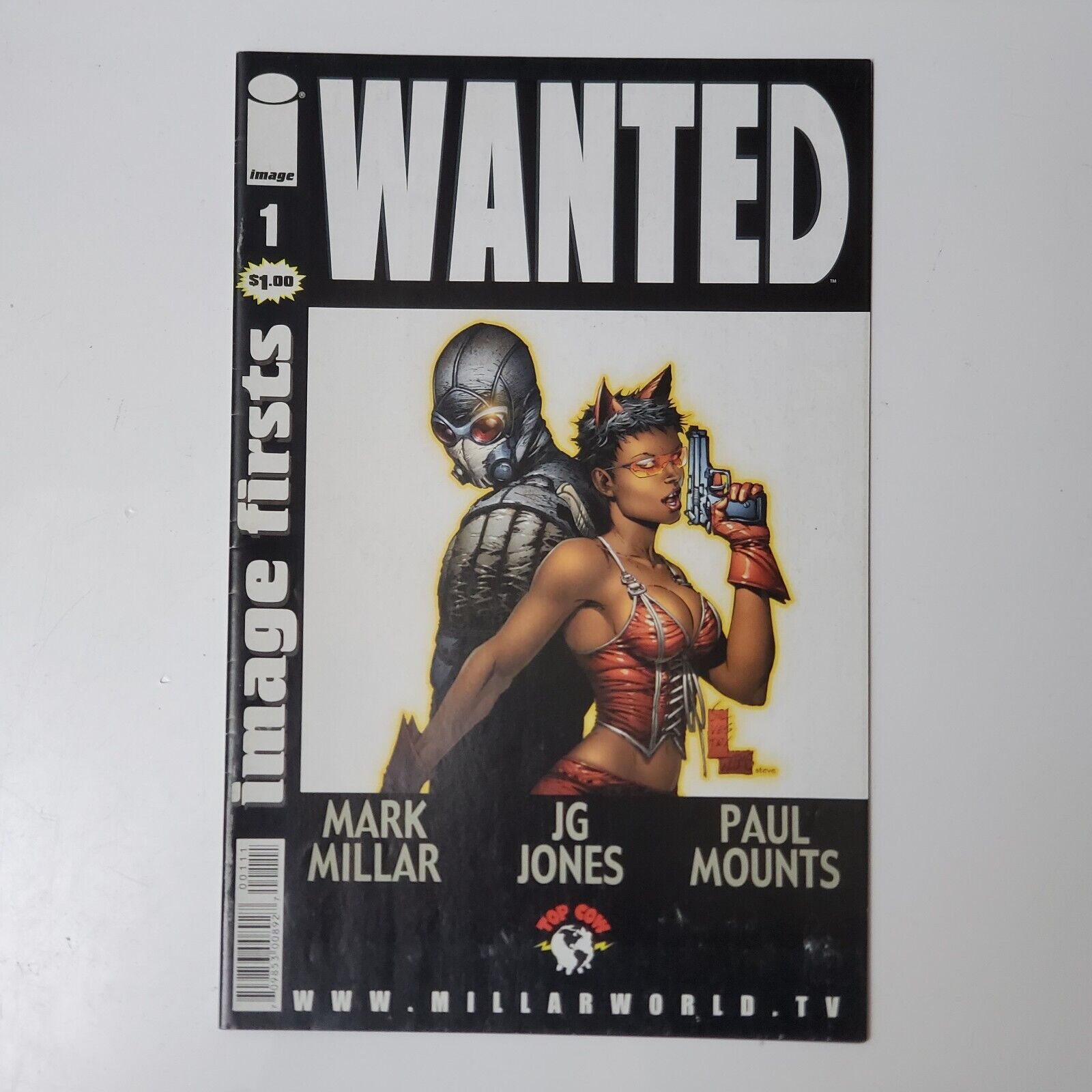 WANTED Mark Millar/JG Jones Image Comic Book #1 Boarded