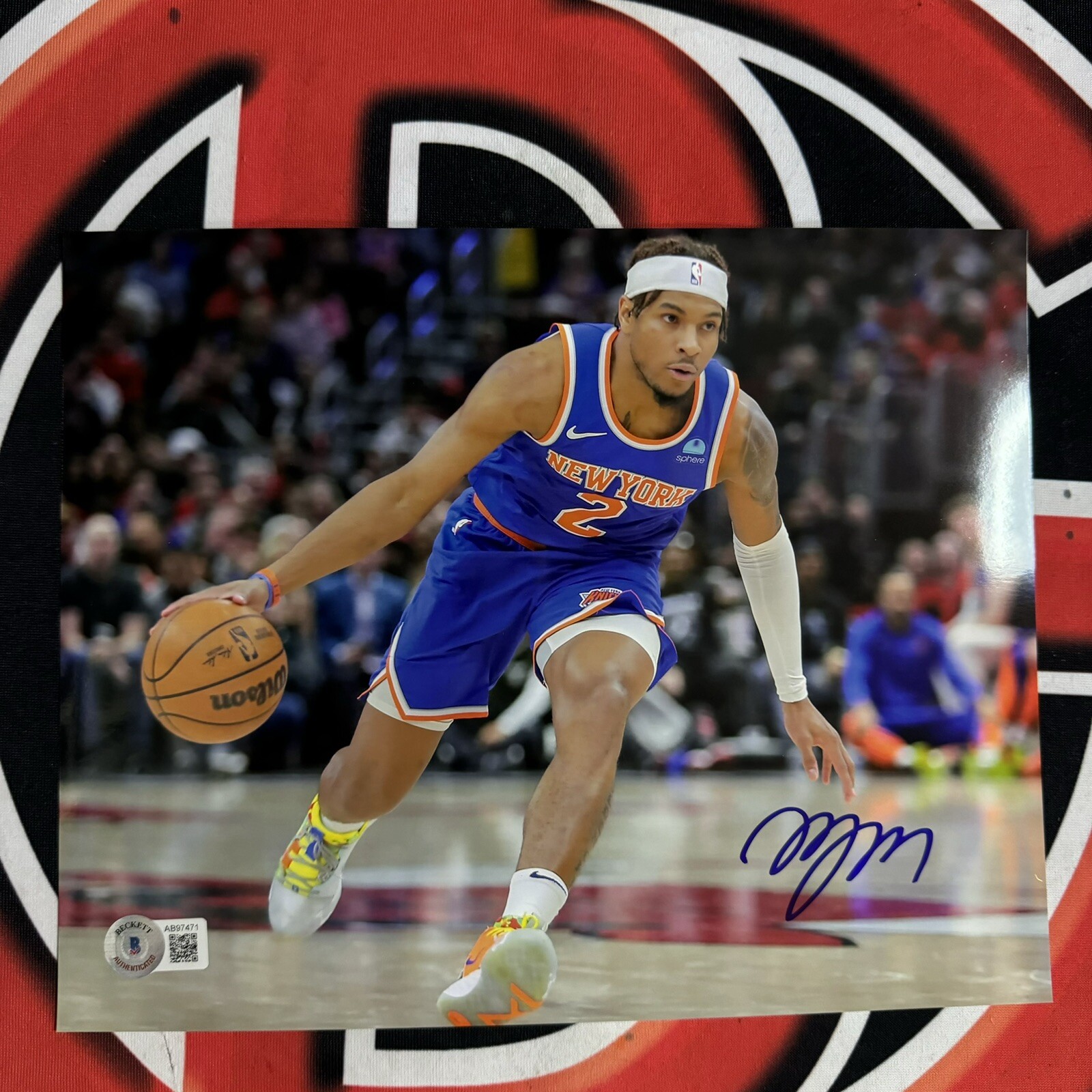 Miles McBride Signed New York Knicks 8x10 Photo Autographed Beckett BAS COA Miles McBride Signed New York Knicks 8x10 Photo Autographed Beckett BAS COA