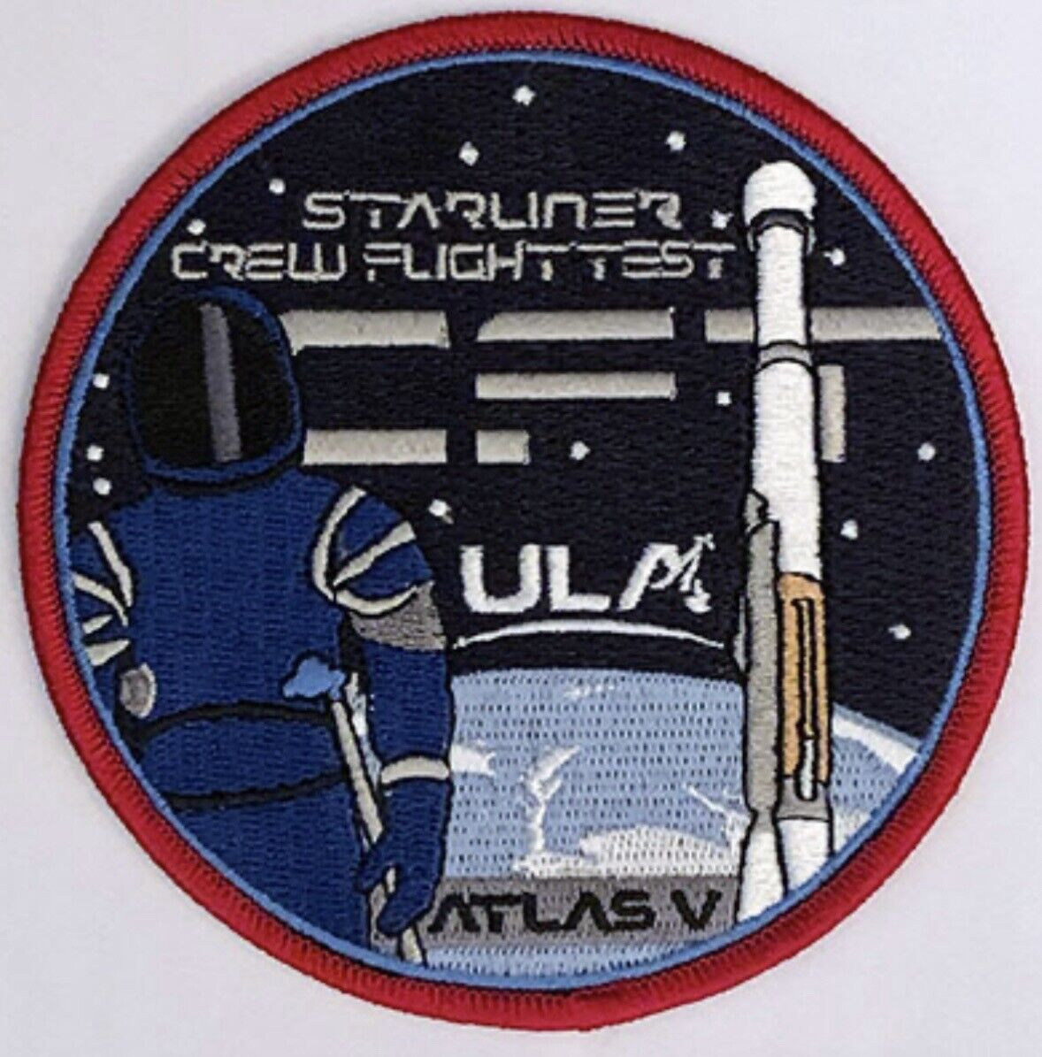 NEW ULA Atlas V Starliner CFT Patch Boeing Crew Flight Test NASA +Free Gift