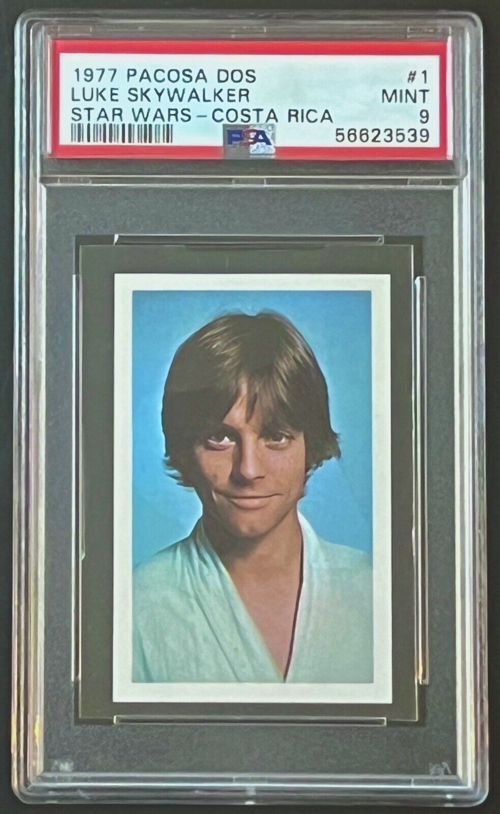 POP 1 No 10 PSA 9 RC Luke Skywalker 1977 Star Wars Pacosa Dos Rookie Costa Rica