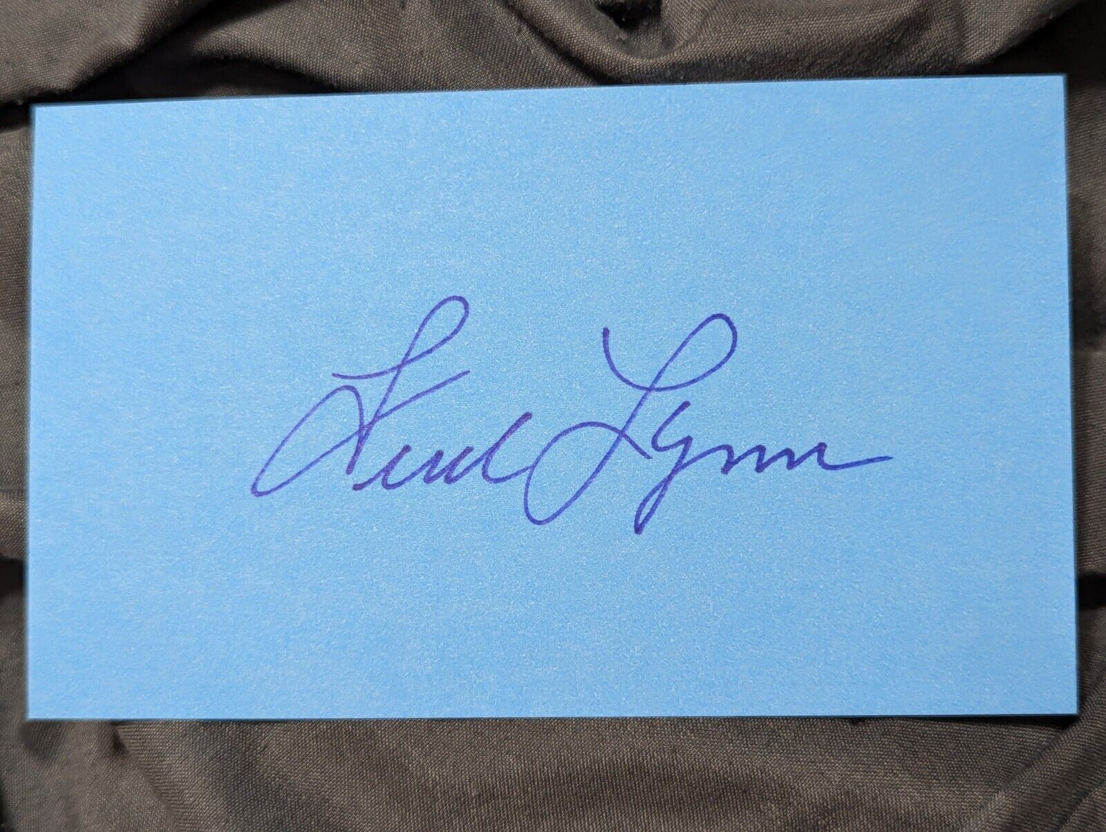 Fred Lynn AUTOGRAPH SIGNED Authentic 