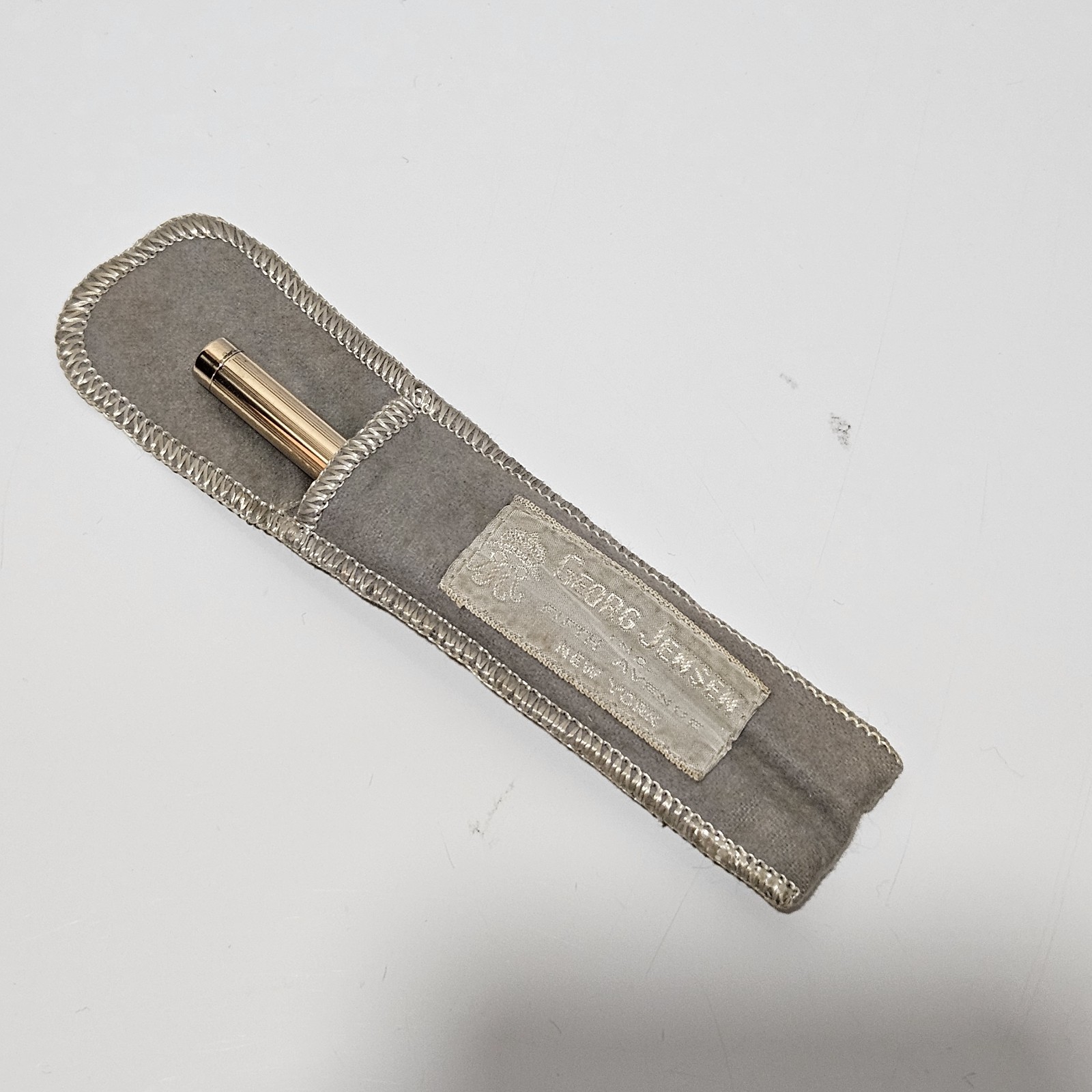 Genuine Georg Jensen 14k Gold Filled Over Sterling Vtg. Charcoal Artist's Pencil Genuine Georg Jensen 14k Gold Filled Over Sterling Vtg. Charcoal Artist's Pencil