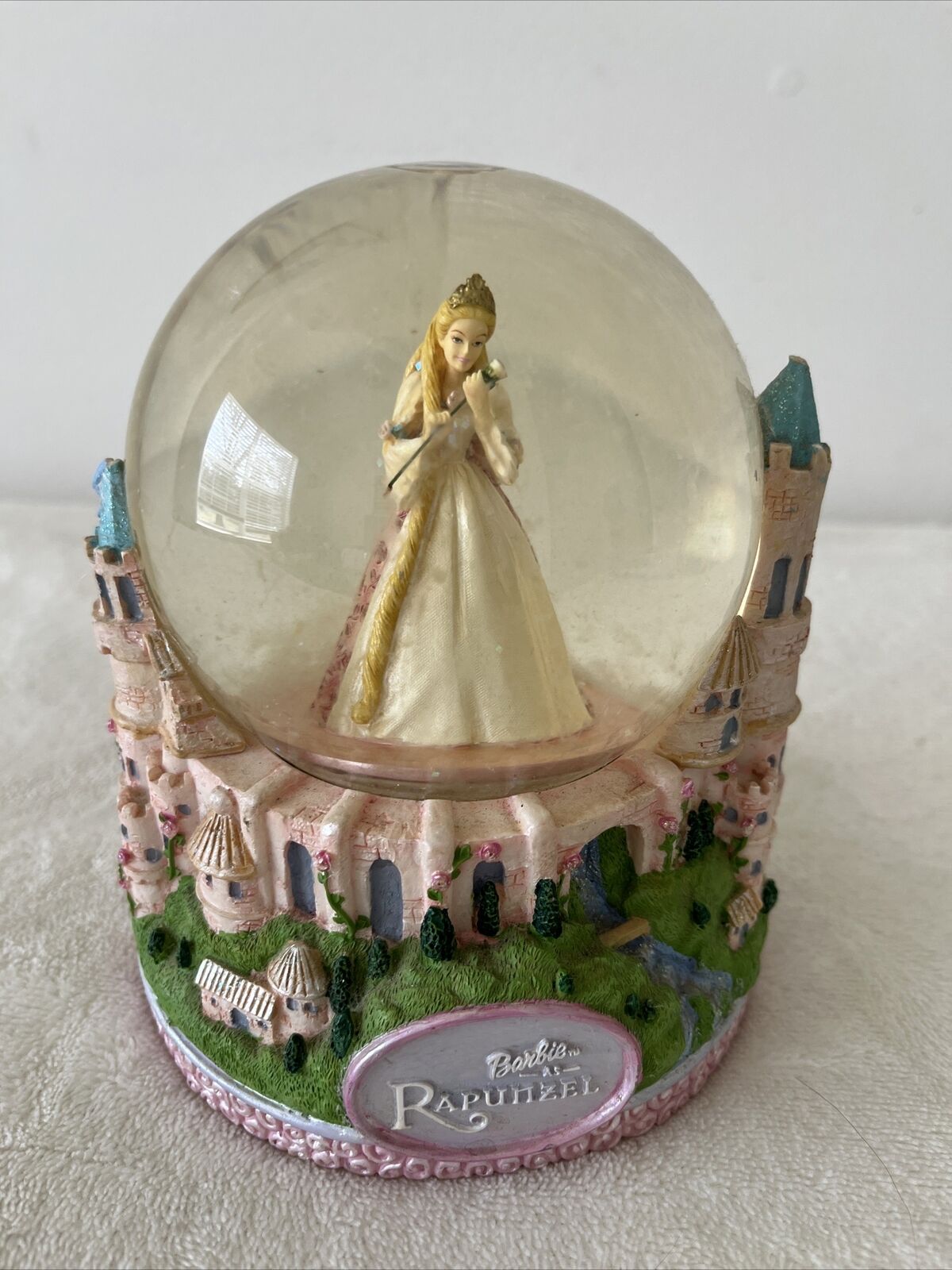 Barbie as Rapunzel Musical Glitter Water Globe Snowglobe 6