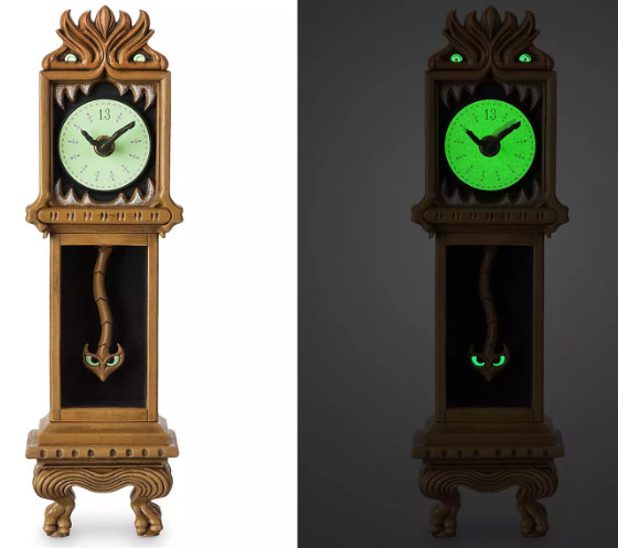 NIB Disney Haunted Mansion Grandfather Clock 2018 - Glow in the Dark