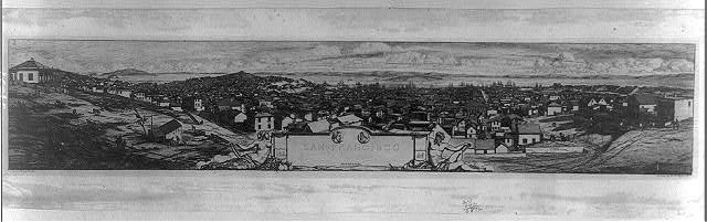 Photo:San Francisco Bay CA 1880s Panoramic View