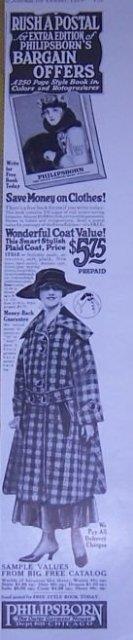 Philipsborn Outer Garment 1916 Ladies Home Journal Magazine Advertisement