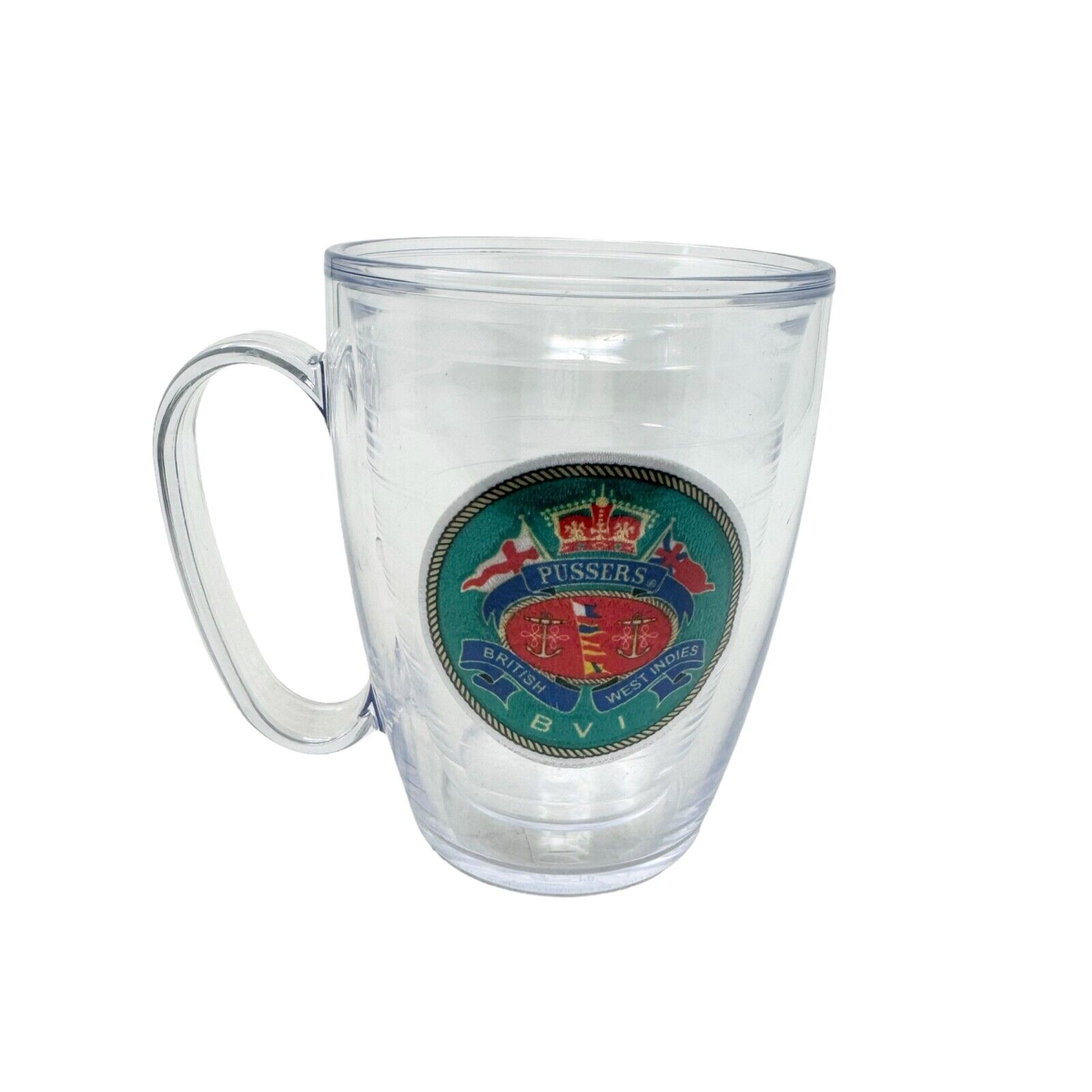 British Royal Navy Pussers Rum British Virgin Islands Tervis Tumbler mug cup