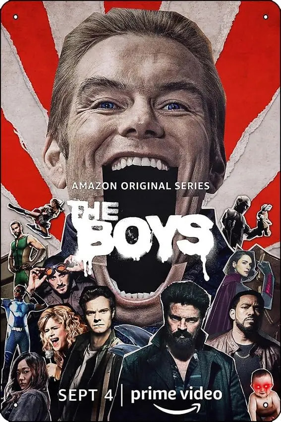 The Boys Tv Drama Show Poster Funny Tin Metal Signs Home Décor 8x12 The Boys Tv Drama Show Poster Funny Tin Metal Signs Home Décor 8x12