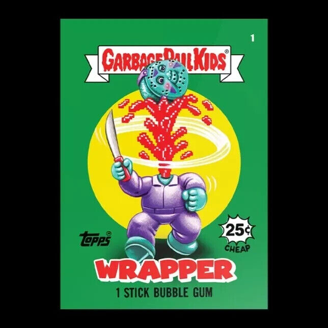 2024 Topps Garbage Pail Kids Game Over Level 1  Wrapper Card #1