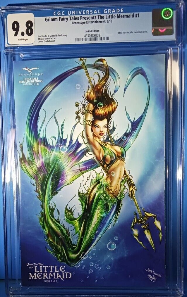 Grimm Fairy Tales Little Mermaid #1 LTD 100 Ultra Rare Tyndall Retail Incentive