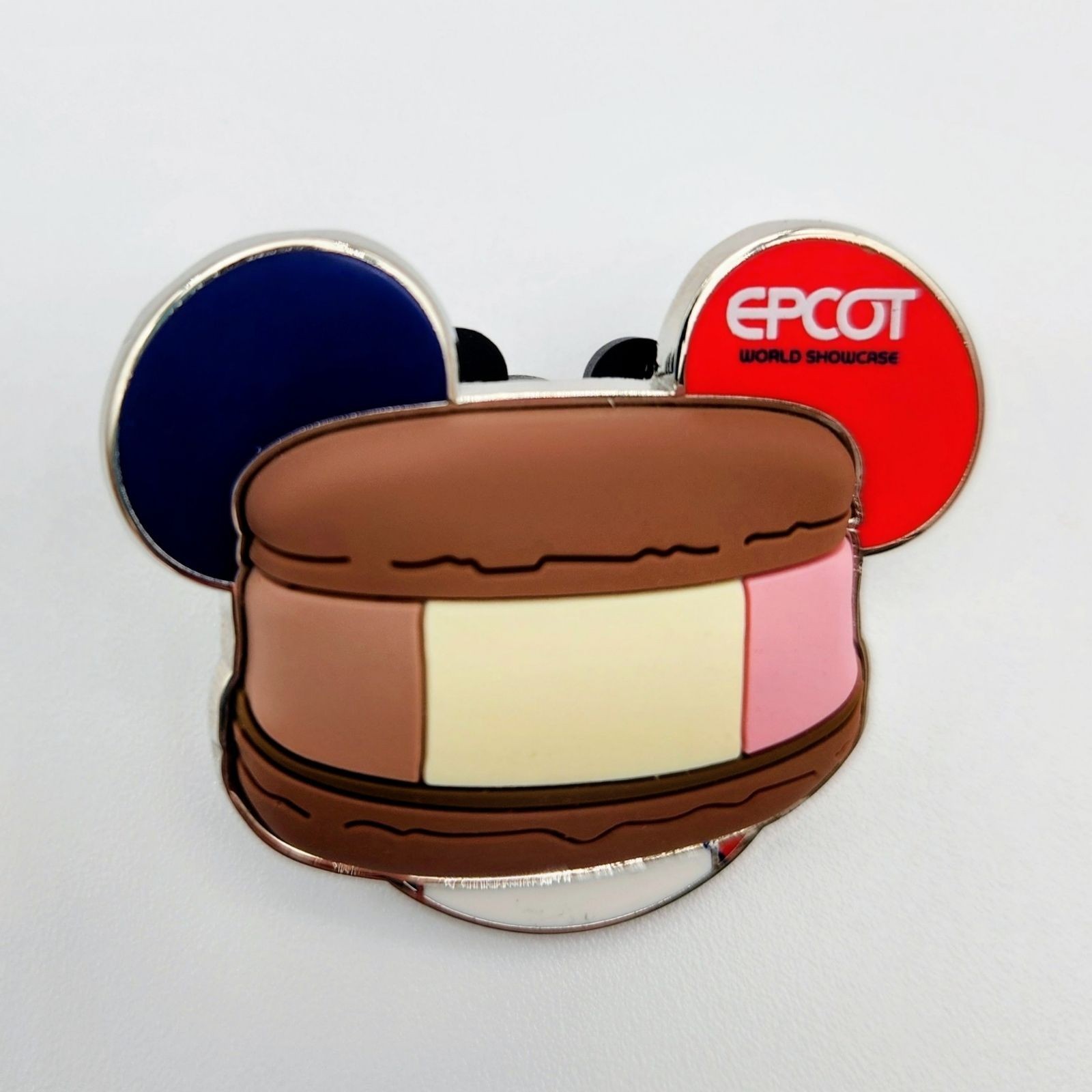 Disney Parks EPCOT France Macaron Ice Cream Sandwich Pin World Showcase 2026 Disney Parks EPCOT France Macaron Ice Cream Sandwich Pin World Showcase 2026