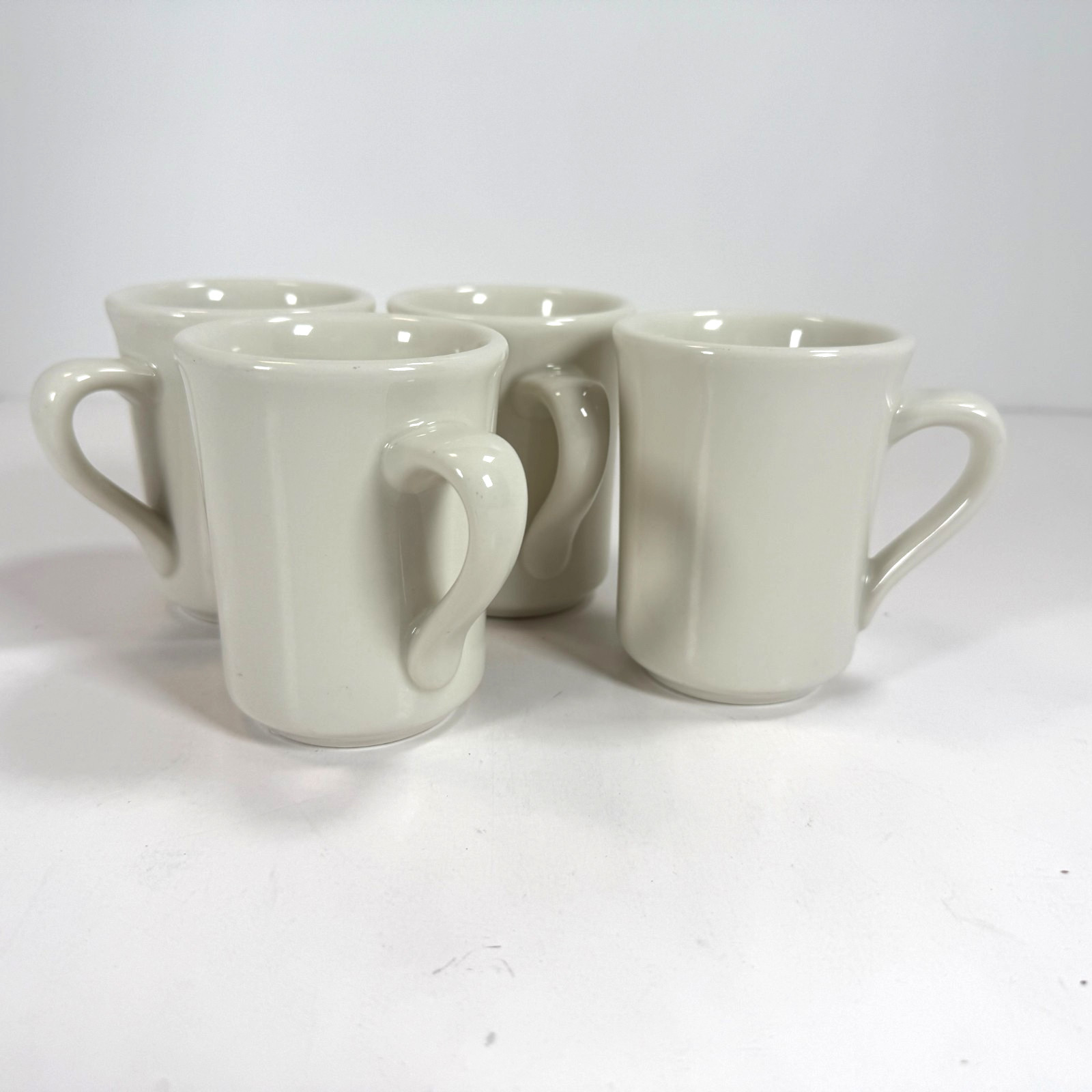 Vintage OG *From Actual Diner* Set of 4 Syracuse China Restaurant Ware Mugs 33-D Vintage OG *From Actual Diner* Set of 4 Syracuse China Restaurant Ware Mugs 33-D