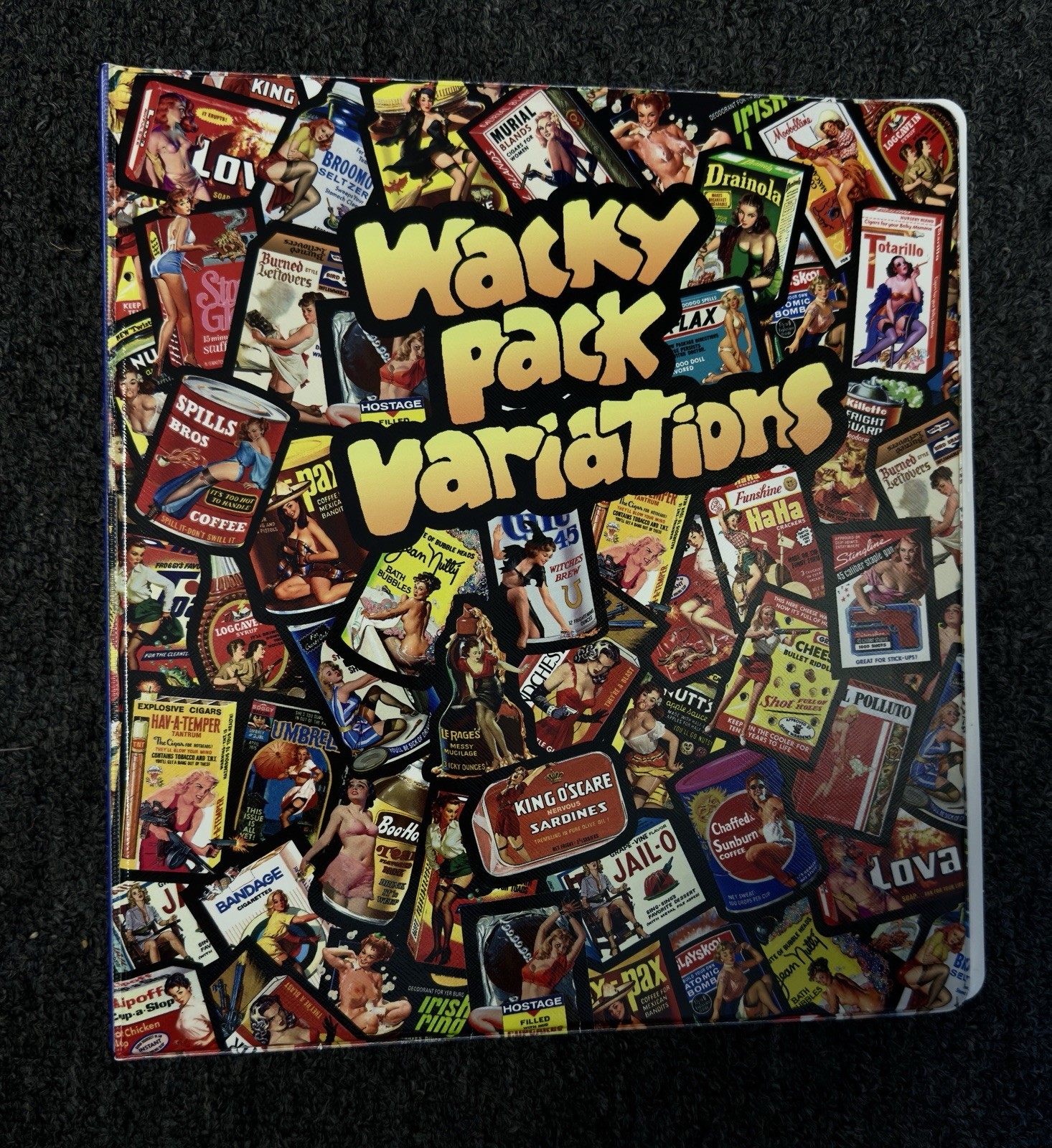 2018 LOST WACKY PACKAGES 5-8 SERIES OFFICIAL Variations BINDER Very Rare 2018 LOST WACKY PACKAGES 5-8 SERIES OFFICIAL Variations BINDER Very Rare