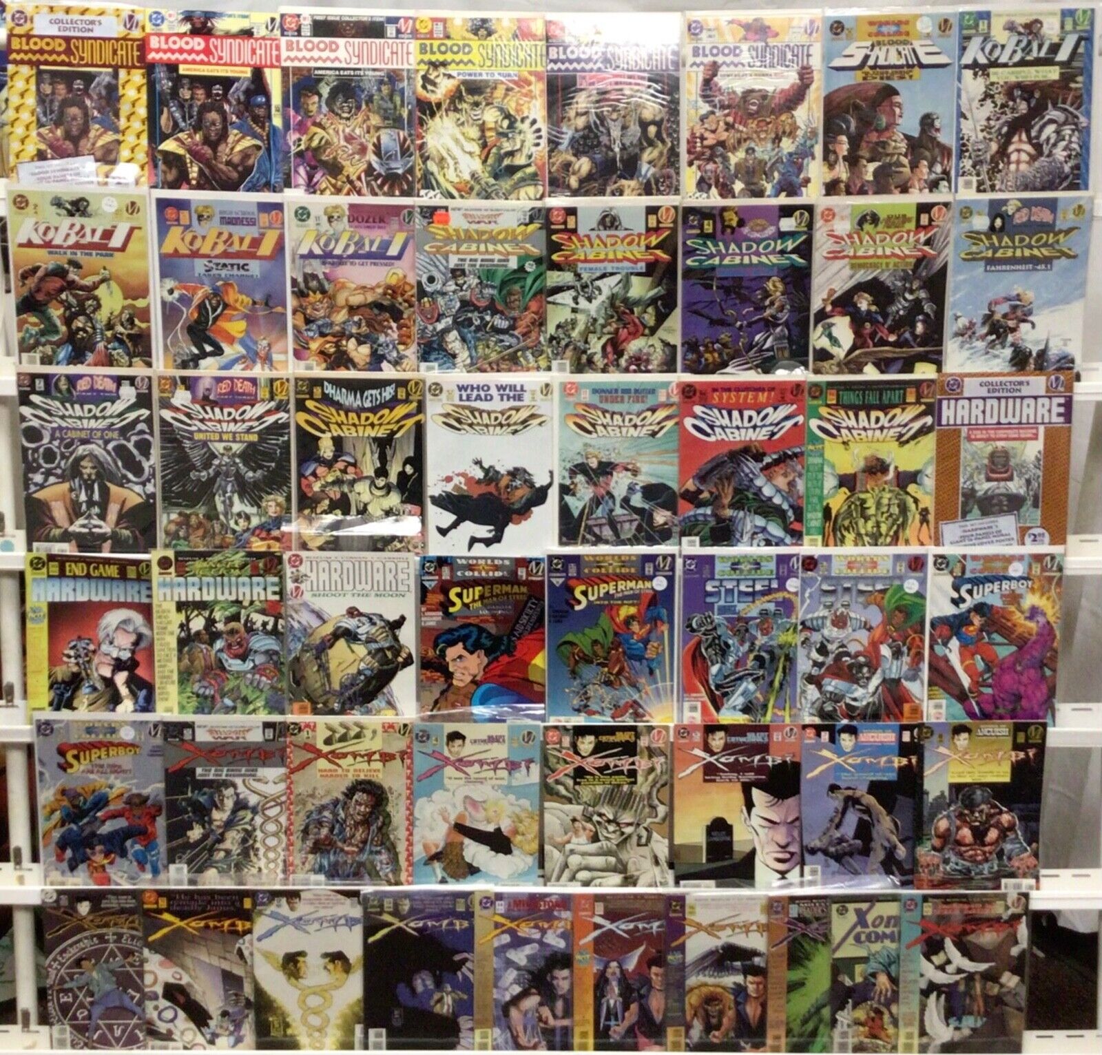 DC Comics Milestone Comic Book Lot of 50 Issues - Xambi, Superman, Steel