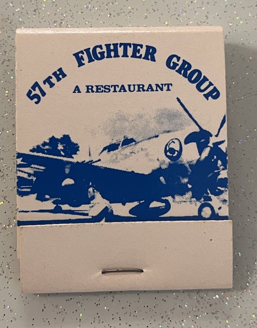 Vtg 57th Fighter Group Restaurant Matchbook Unstruck Dekalb Peachtree Airport Vtg 57th Fighter Group Restaurant Matchbook Unstruck Dekalb Peachtree Airport