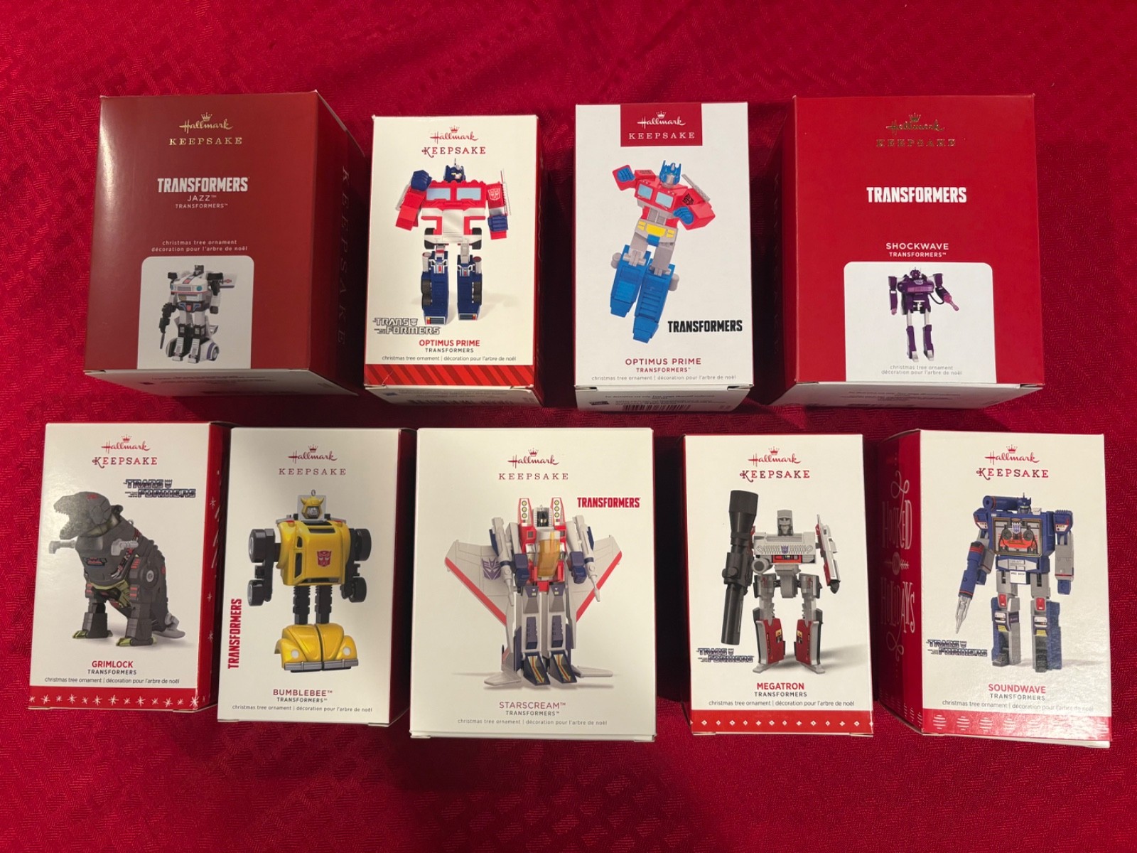 Hallmark Ornament G1 Transformers Lot - Grimlock Soundwave Optimus Prime +more Hallmark Ornament G1 Transformers Lot - Grimlock Soundwave Optimus Prime +more