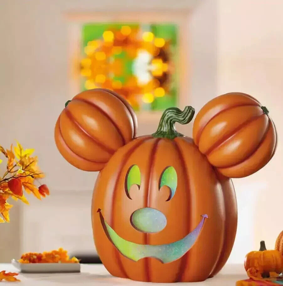 Disney Mickey Pumpkin Light Up Jack O Lantern Costco 2024 IN HAND Halloween