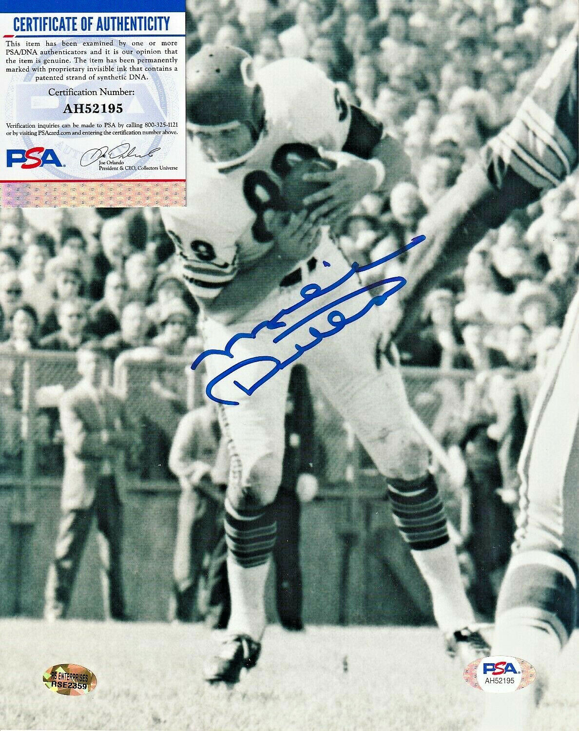 Mike Ditka Chicago Bears Autographed 8x10 Football Photo PSA/DNA