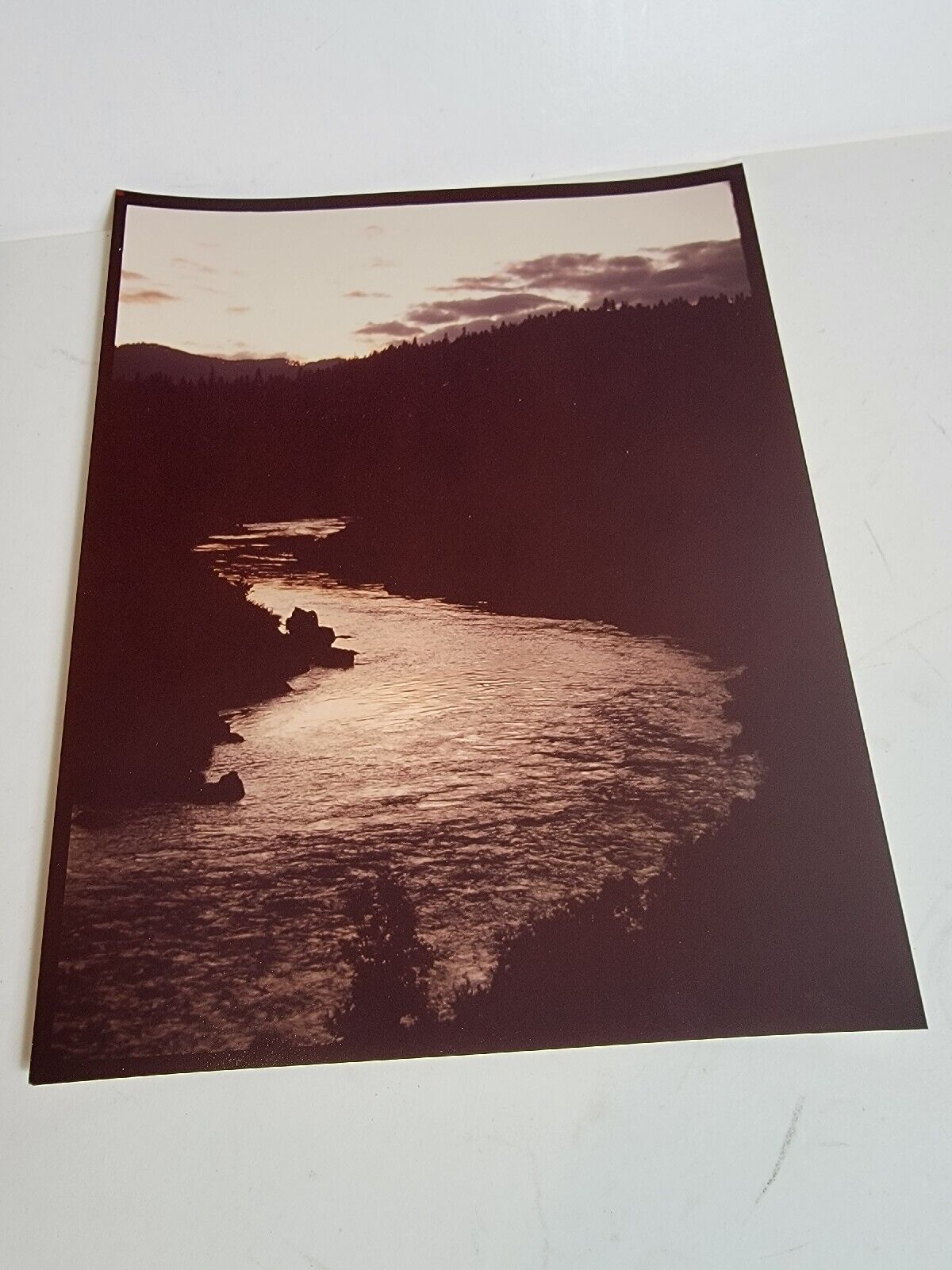 Vintage 1970s Photograph Photo Picture Color VTG Oregon Rogue River