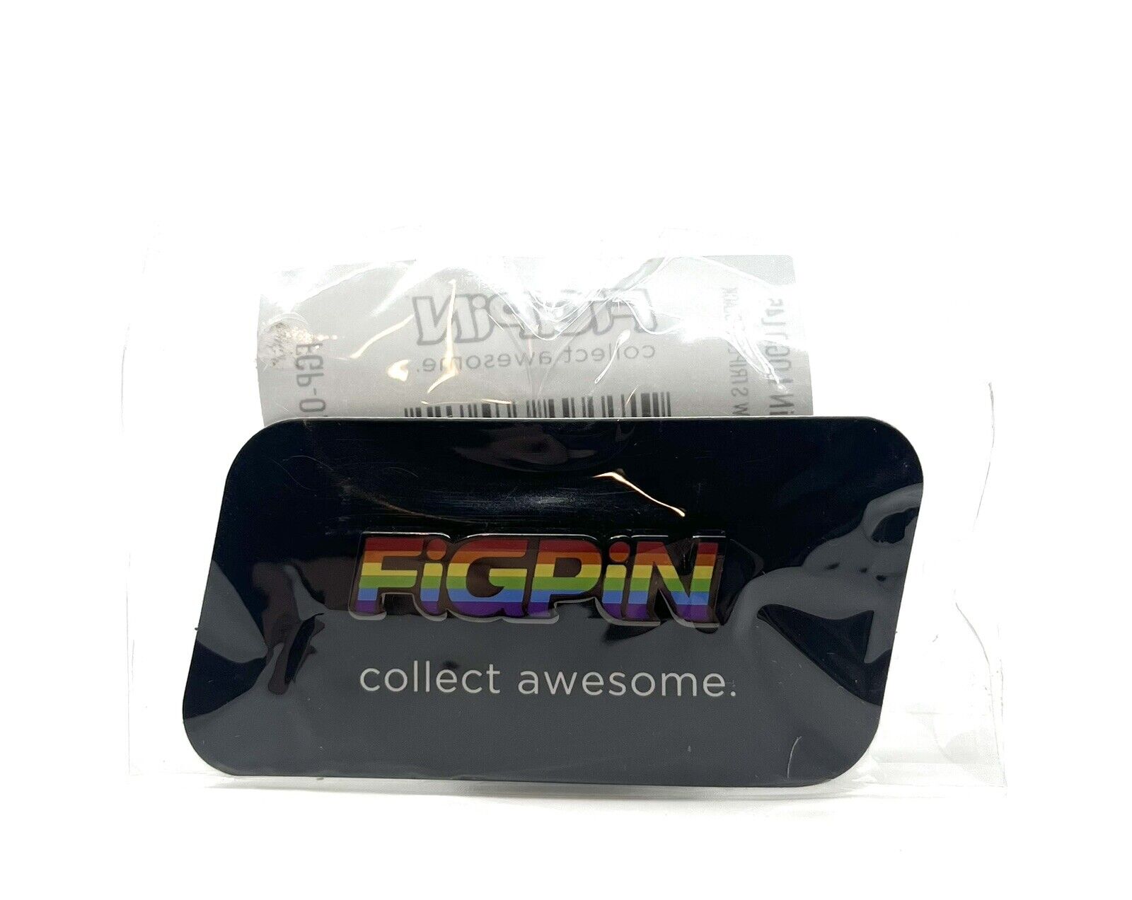 Figpin Logo Pin #L45 Pride Rainbow Stripes LE 750 NEW LOCKED SEALED