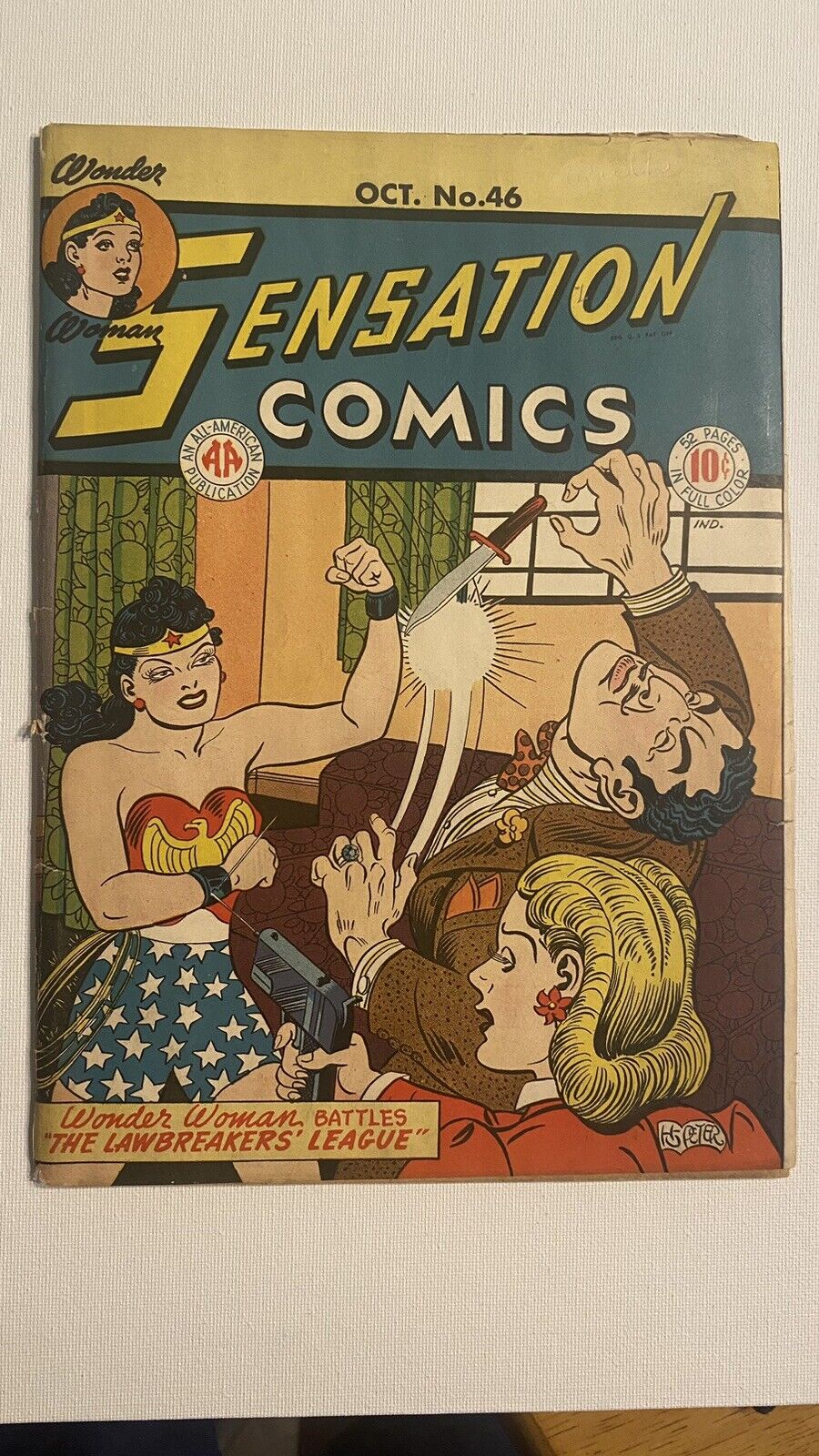 Sensation Comics #46 Wonder Woman (October 1945)