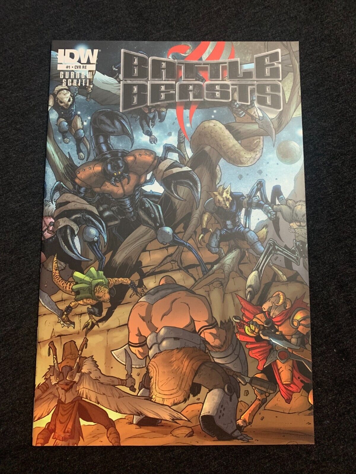 Battle Beasts #1 Retailer Exclusive comicmarket RE Variant Rare IDW Comic Book