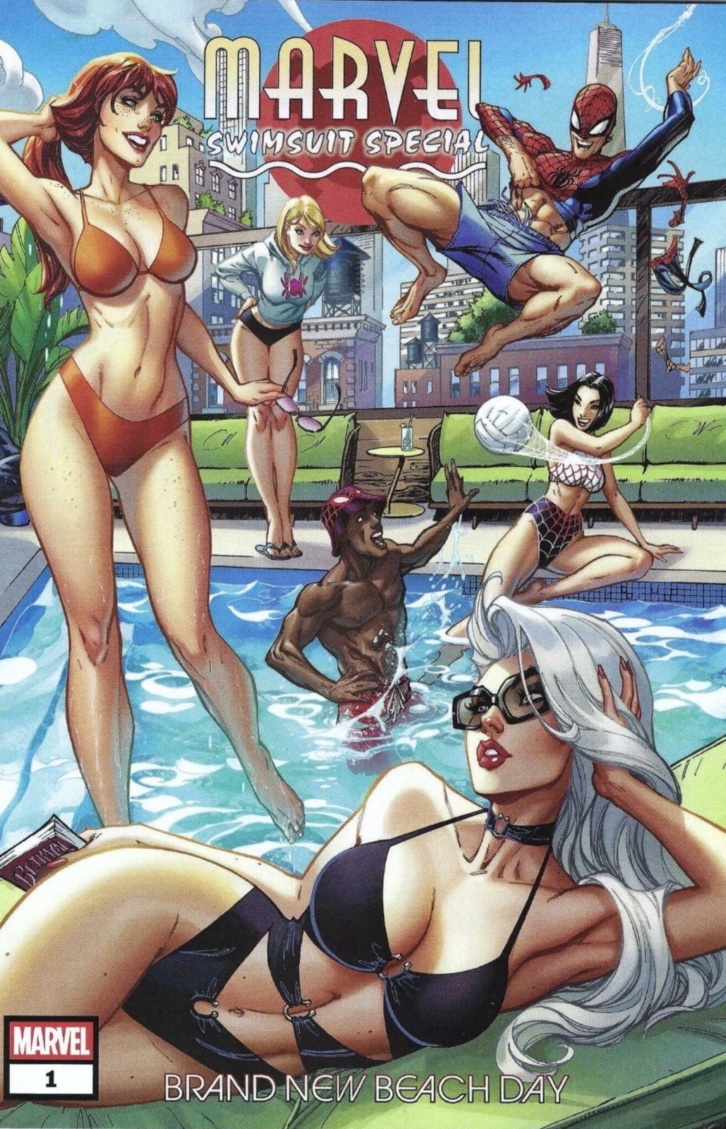 Marvel Swimsuit Special: Brand New Beach Day #1 J Scott Campbell Wraparound 2026 Marvel Swimsuit Special: Brand New Beach Day #1 J Scott Campbell Wraparound 2026
