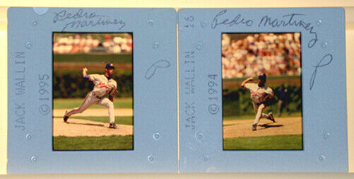 1994-95 MLB Montreal Expos Pedro Martinez  2 Slide Photo Negatives by J. Wallin