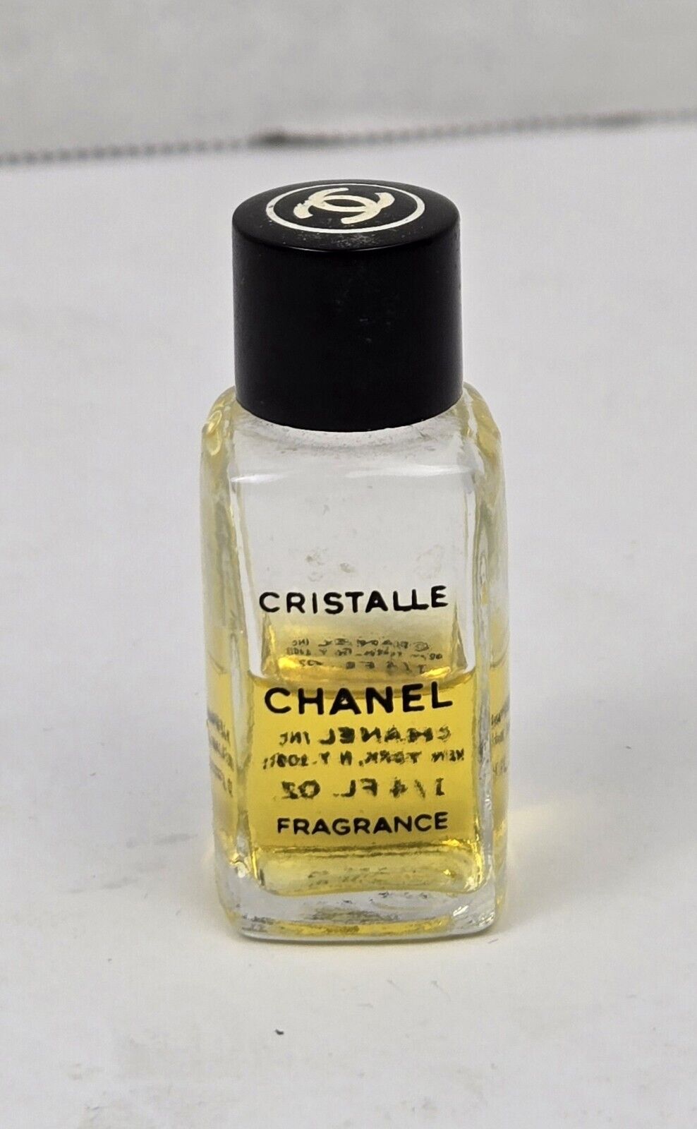 1970/80s Vintage 0.25 oz mini Fragrance Chanel Cristalle (earlier EDT) 50% Full