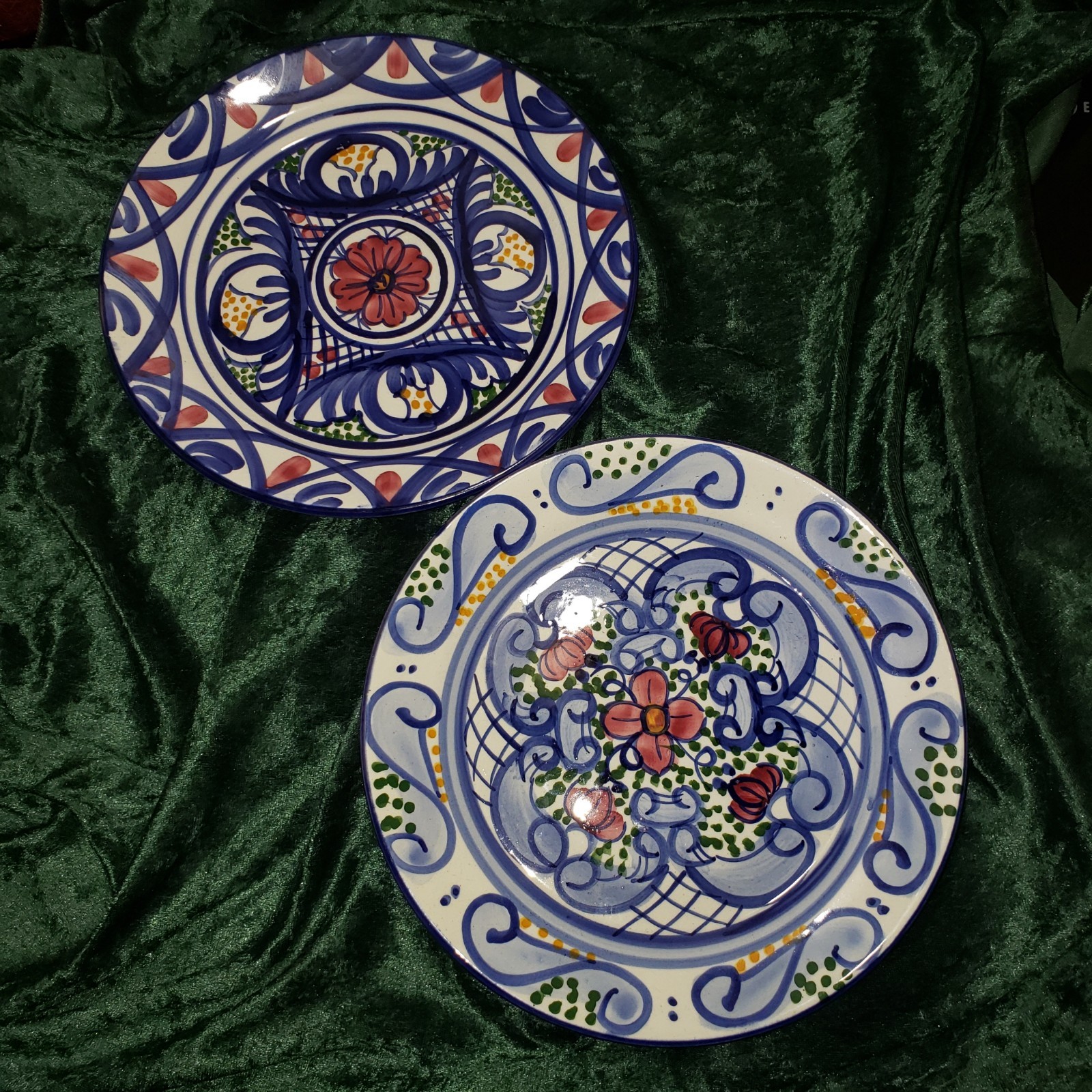 VINTAGE SPANISH PLATES BY HNOS MARTINEZ WALL ART 10\ VINTAGE SPANISH PLATES BY HNOS MARTINEZ WALL ART 10\