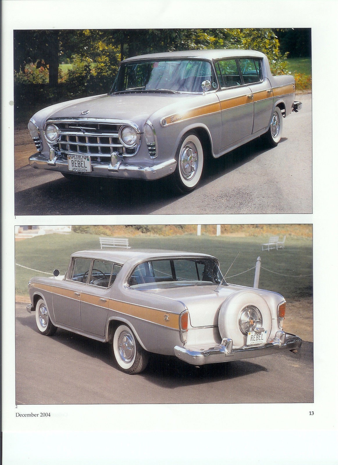 1957 1958 1959 1960 AMC RAMBLER REBEL 12 pg Article