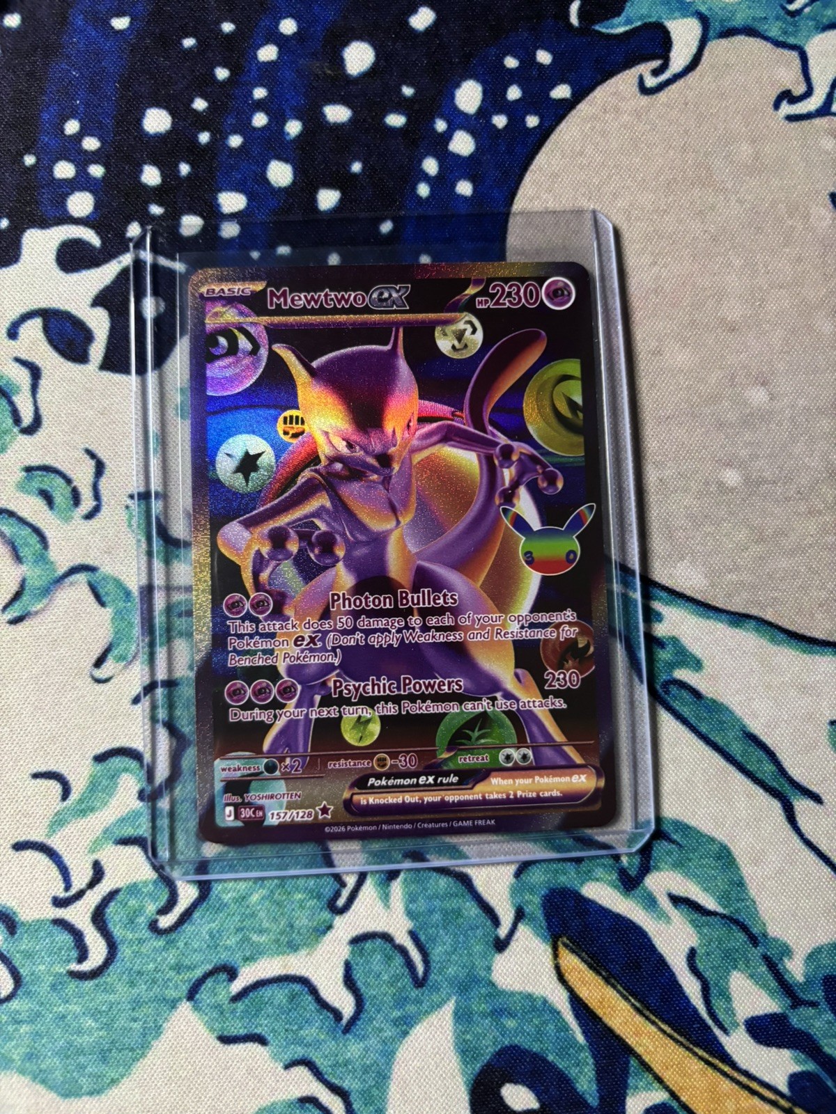 Mewtwo ex 157/128 FUR 30th anniversary Pokemom TCG - Mint Mewtwo ex 157/128 FUR 30th anniversary Pokemom TCG - Mint