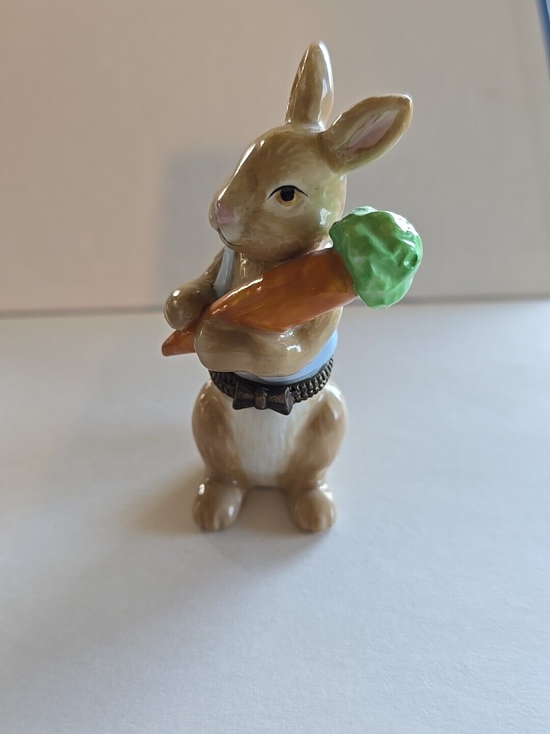 Porcelain Hinged Box Midwest Cannon Falls - Rabbit with Carrot