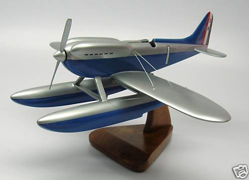 S-6B Floatplane Supermarine S6B S-6 Airplane Desktop Kiln Dry Wood Model Small