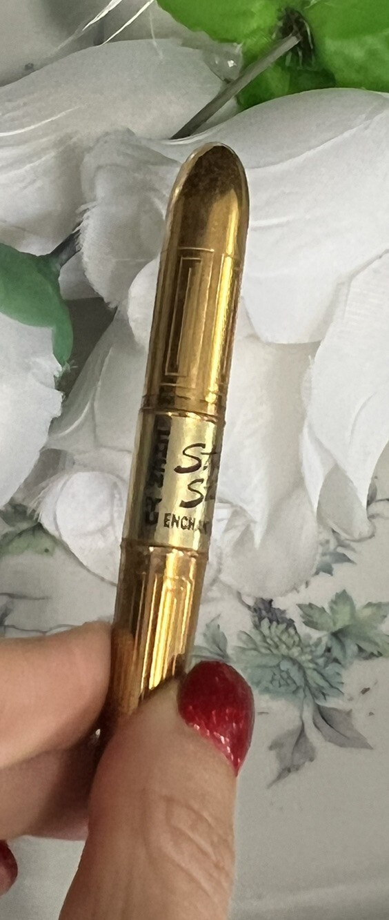VINTAGE CHEN YU GOLD METAL TWIST TUBE STYLE STICK ENCHANTED LILAC NOS VINTAGE CHEN YU GOLD METAL TWIST TUBE STYLE STICK ENCHANTED LILAC NOS