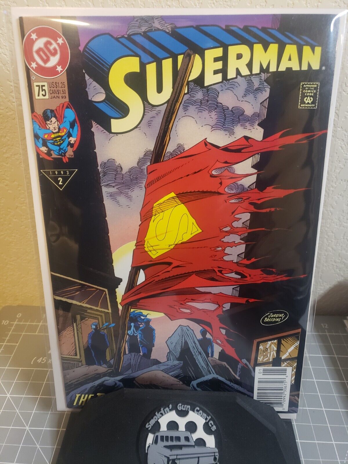 Superman Vol 2 #75 Newsstand 1st Print DC Comics + 3x 4th Print Newsstand 