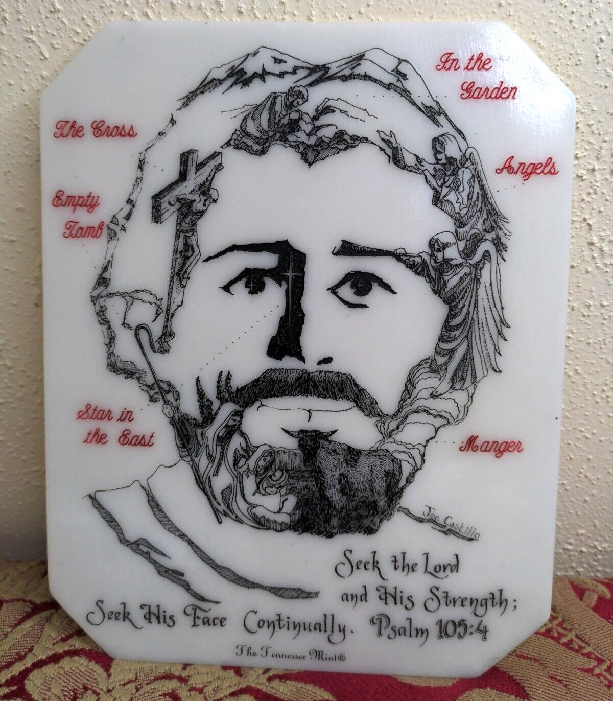 The Face of Christ By Joe Castillo Jesus Savior The Tennessee Mint Psalm 105:4