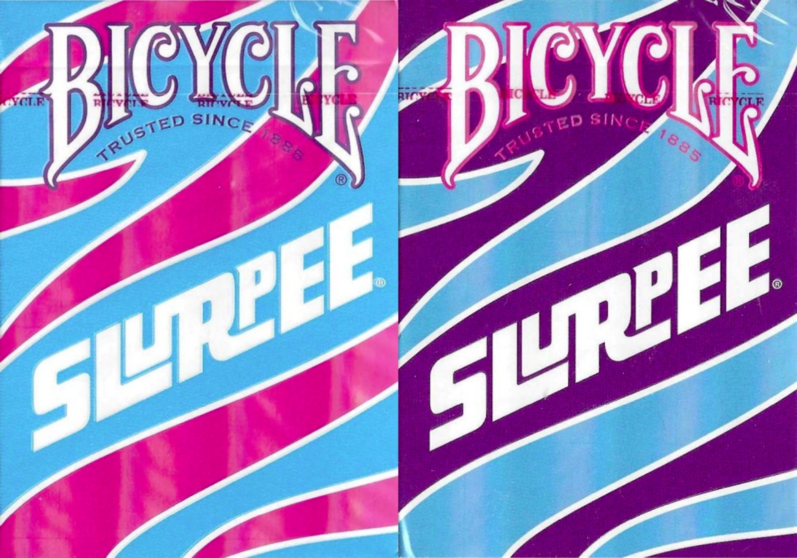 Bicycle 7 -Eleven Slurpee Playing Cards 2 Deck Set – Fourth Edition - SEALED