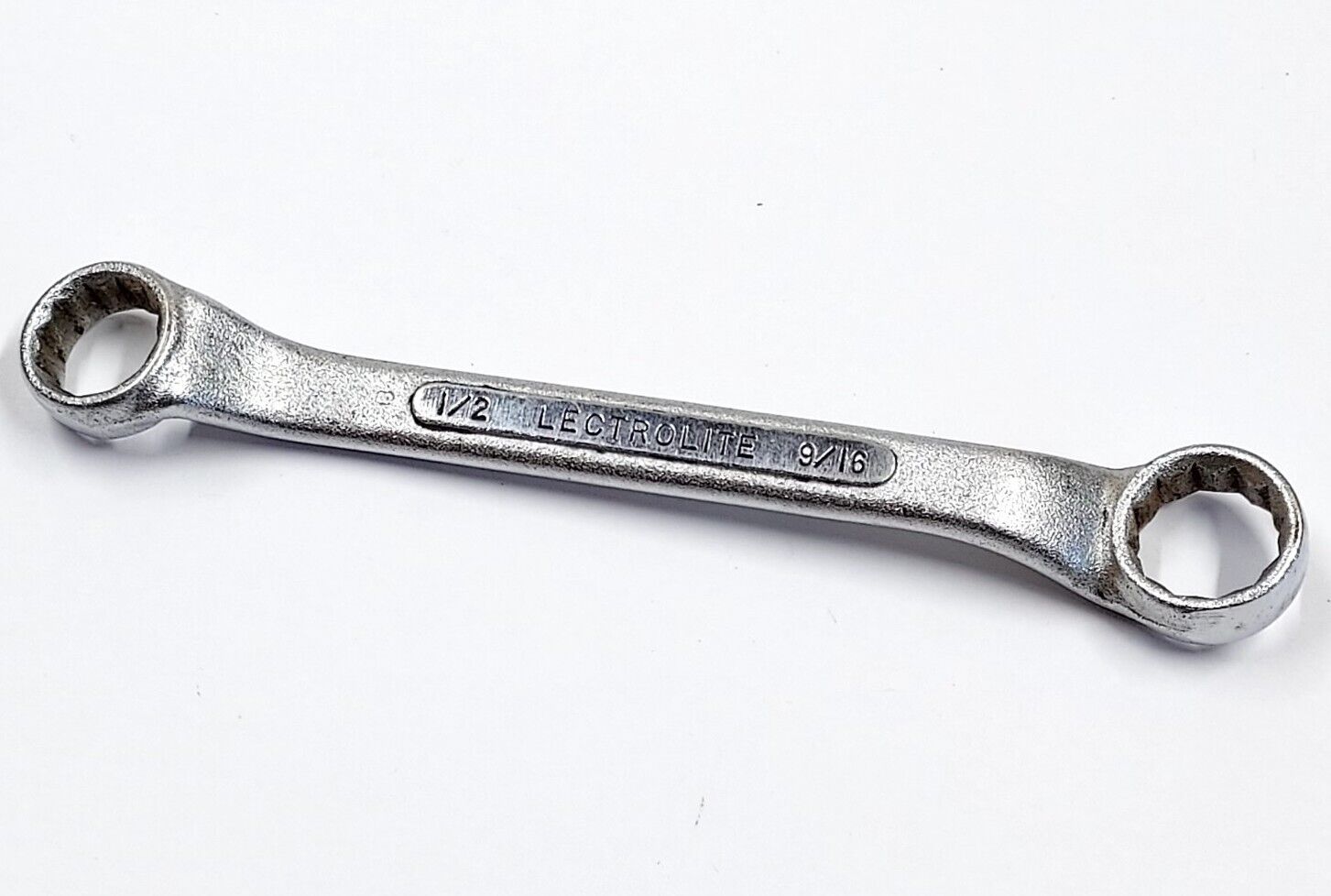 Vintage LECTROLITE Tools MB-1618 Offset Double Box End Wrench 1/2\