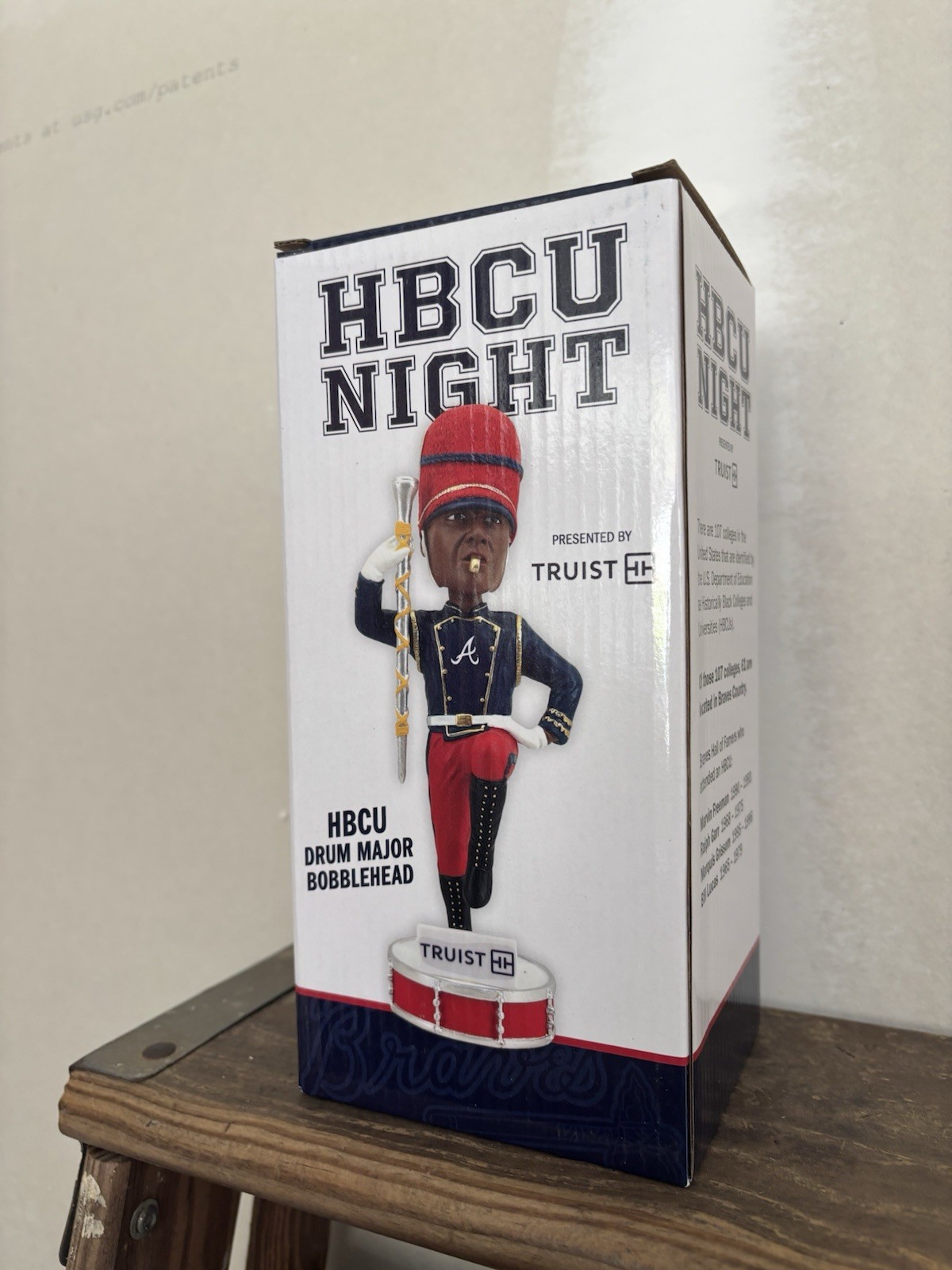 Atlanta Braves Drum Major Bobblehead Exclusive HBCU Night, NIB Atlanta Braves Drum Major Bobblehead Exclusive HBCU Night, NIB