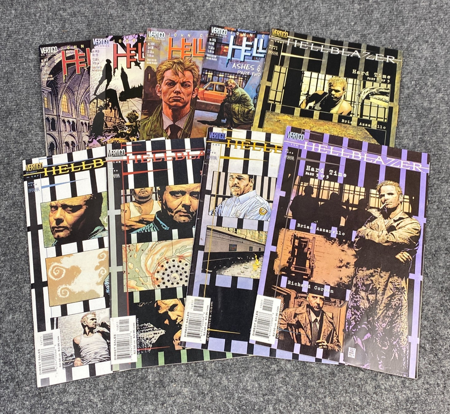 Hellblazer #142-150 VF (149 PR) Vertigo Lot incl Hard Time #146-150 Complete Hellblazer #142-150 VF (149 PR) Vertigo Lot incl Hard Time #146-150 Complete
