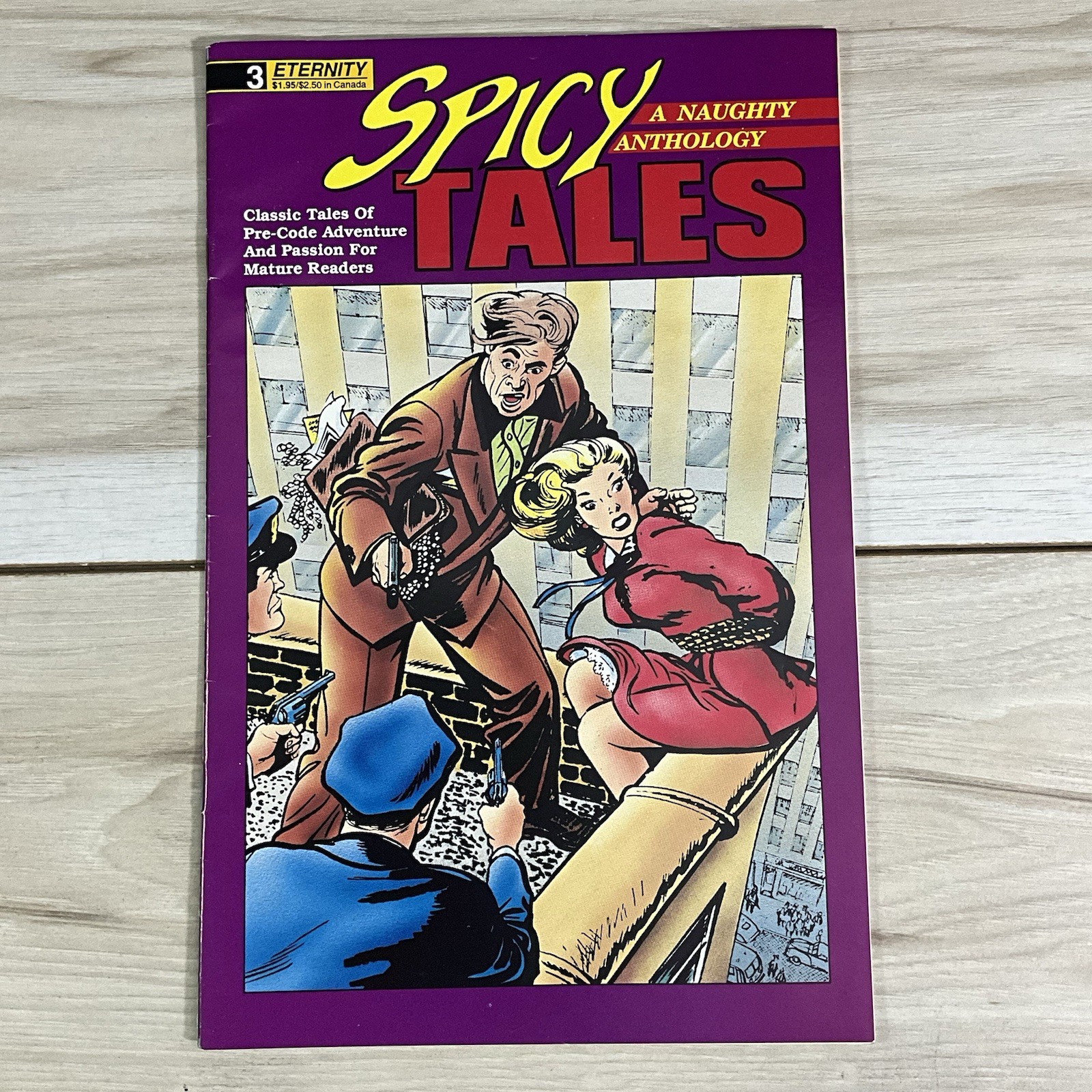 Spicy Tales #3 1988 Eternity Sally the Sleuth Pre-Code Pulp Reprints Comic