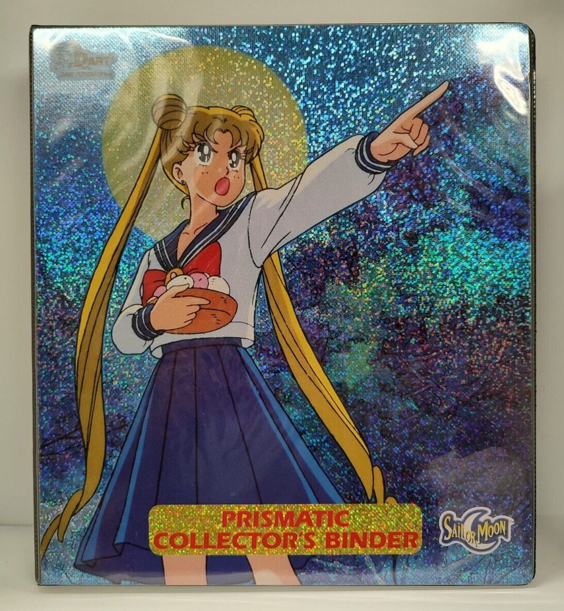 1998 DART SAILOR MOON PRISMATIC TRADING CARD COLLECTOR'S BINDER NEW US (B)