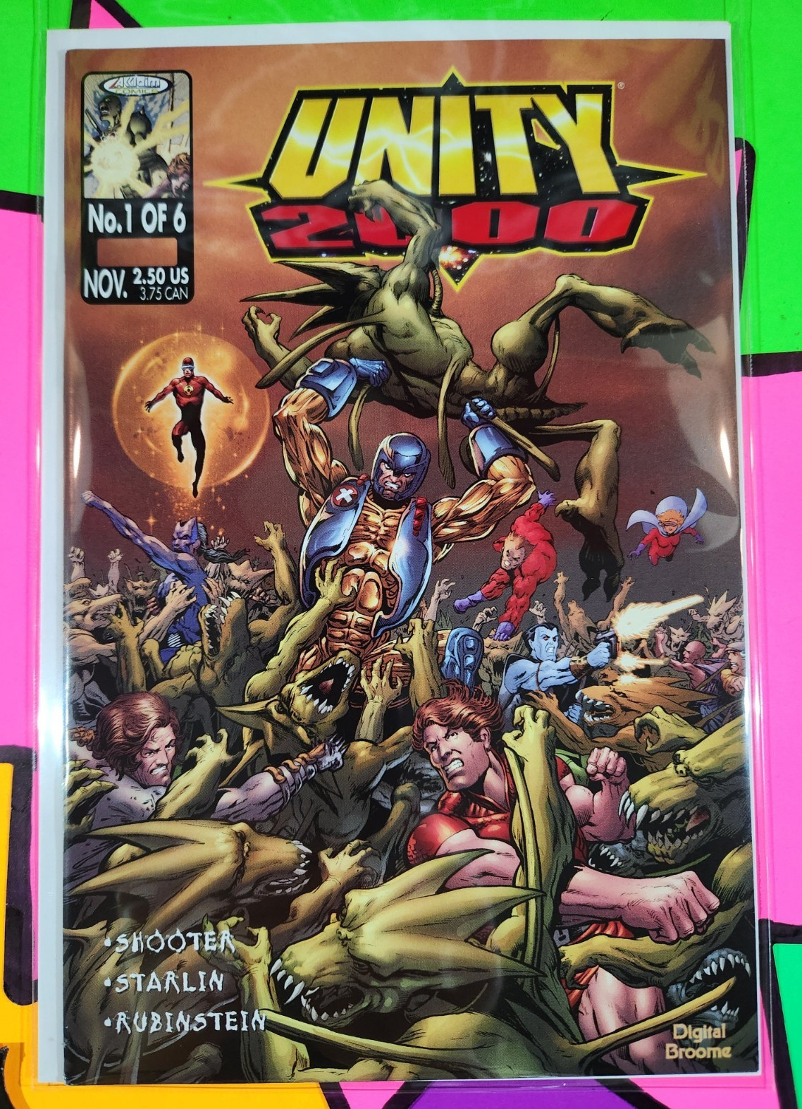 Unity 2000 #1A Acclaim Comics 1999