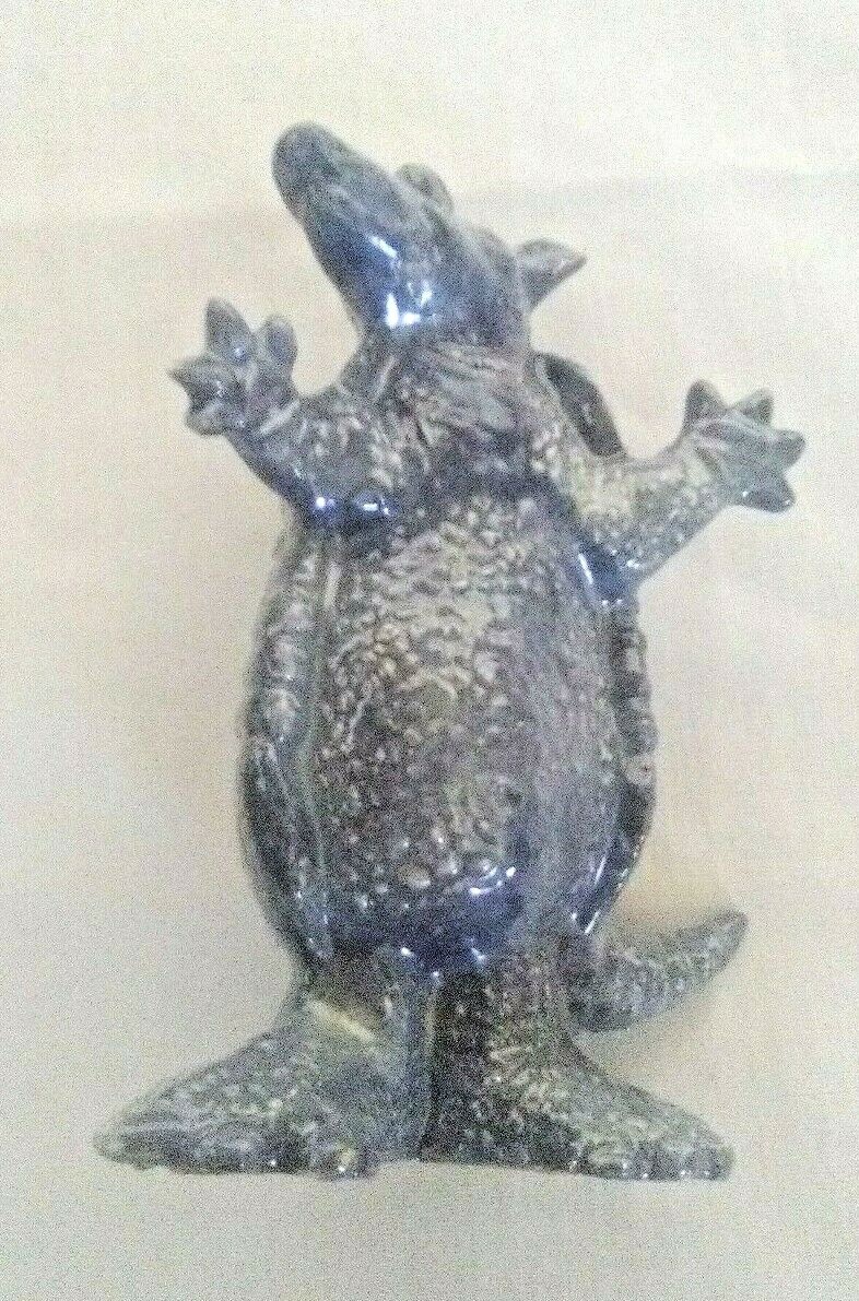 Miniature Armadillo Ceramic Figurine Kiln Fired Glazed 4 1/2\