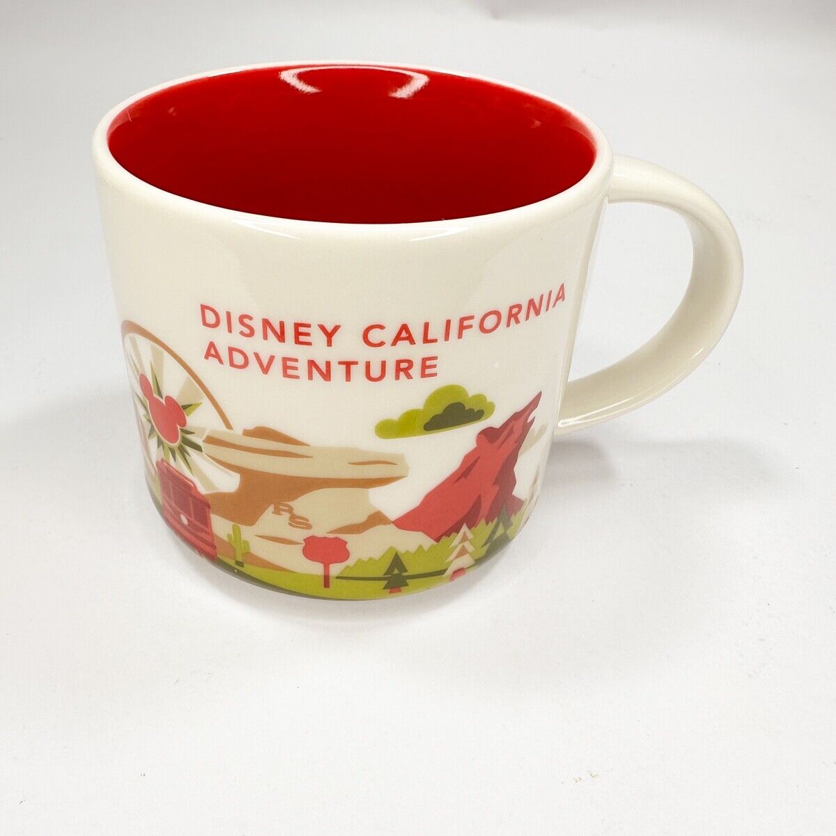 Disney California Adventure Starbucks Coffee Tea Mug You Are Here 14oz