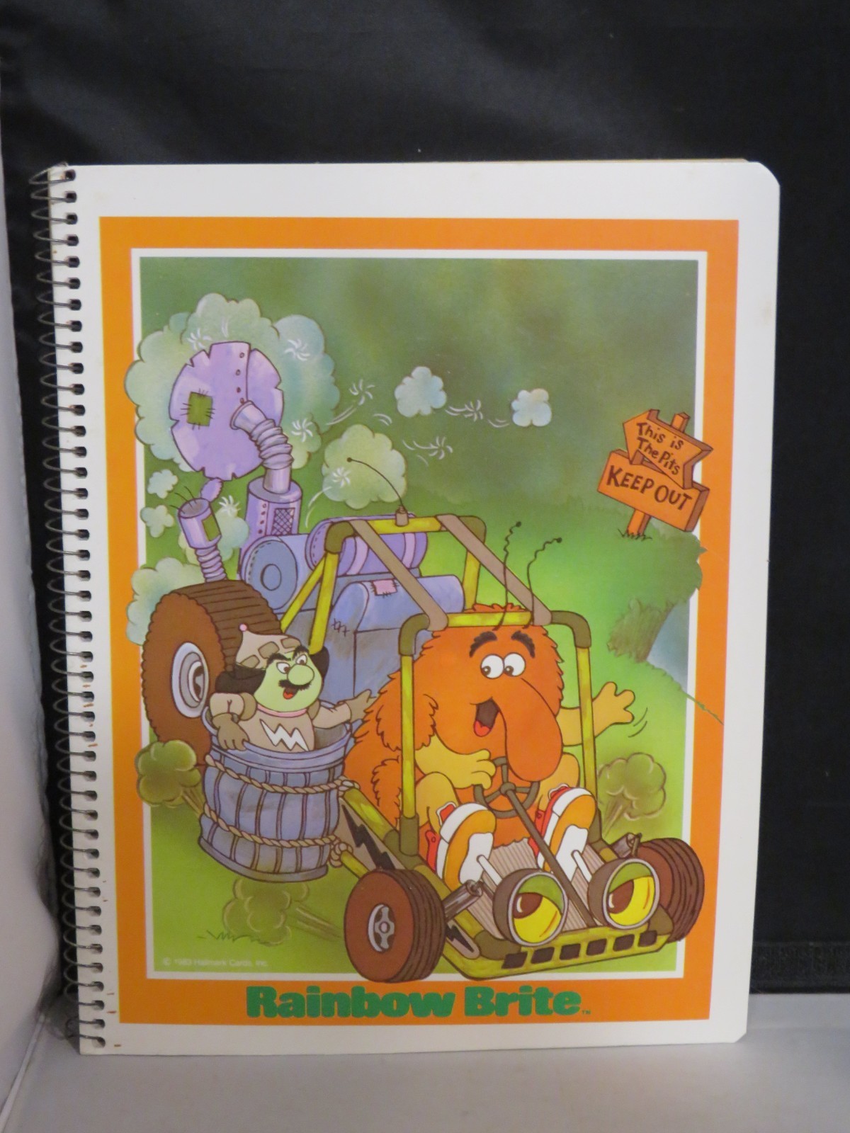 Rainbow Brite Murky & Lurky spiral notebook NOS 1983 Hallmark
