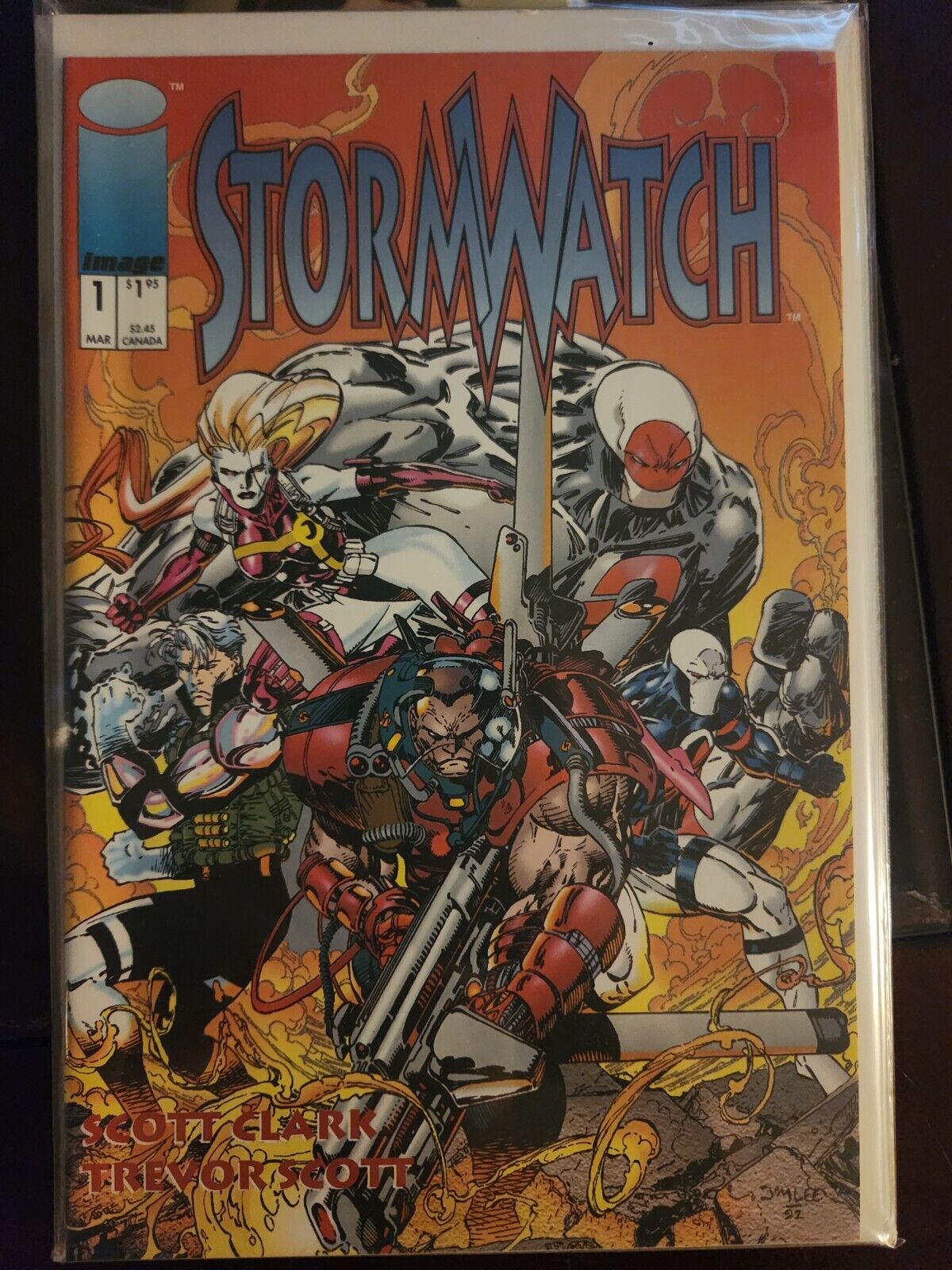 Stormwatch #1 1992 IMAGE COMIC BOOK 9.4 AVG V38-47